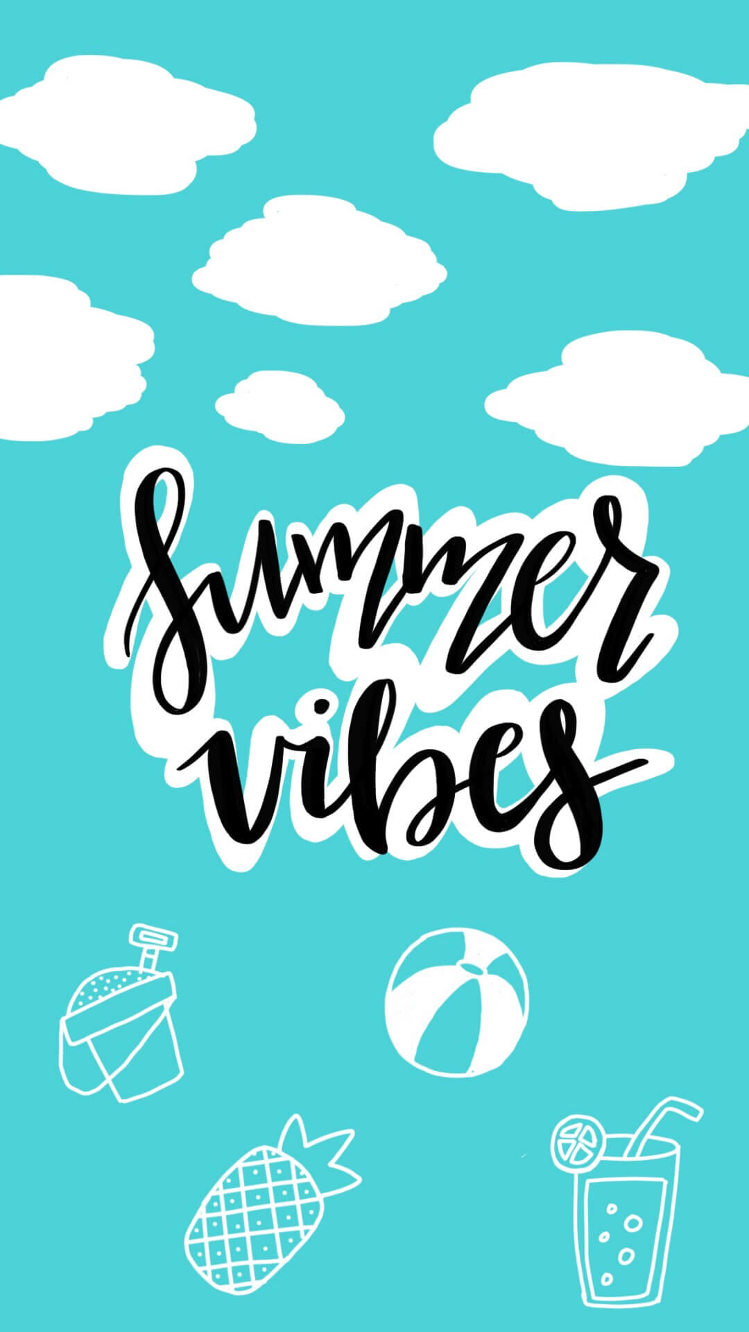 Colorful Summer Phone Wallpaper Story