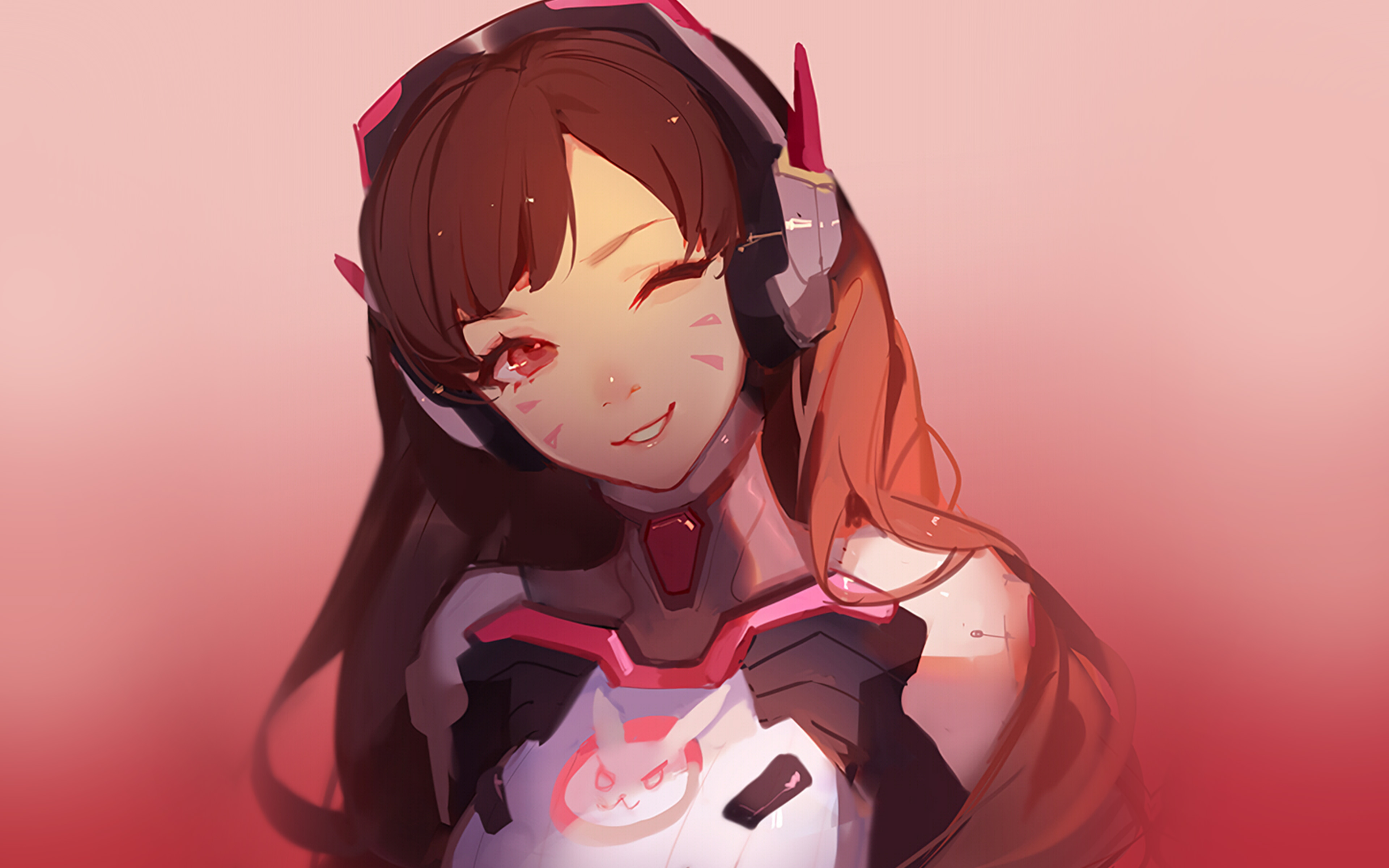Dva Overwatch Cute Anime Game Art