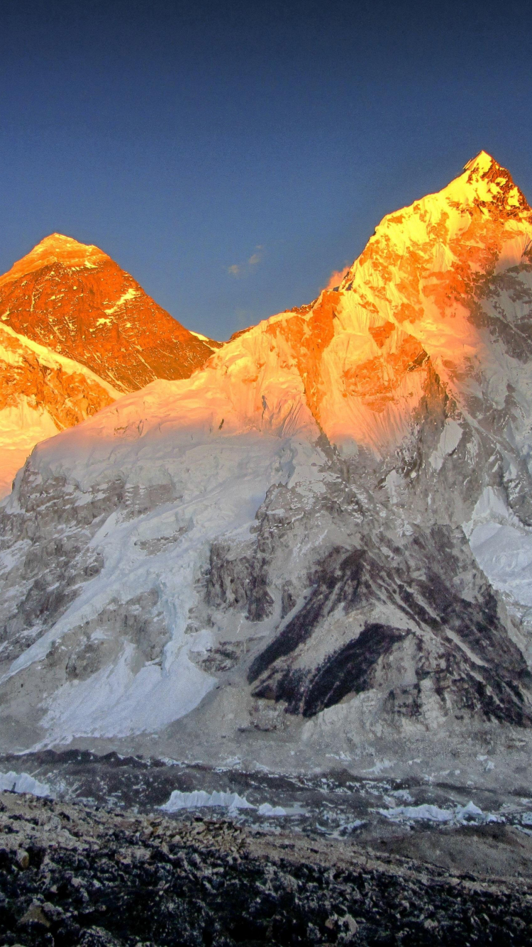 wallpaper 750x1334 mount everest