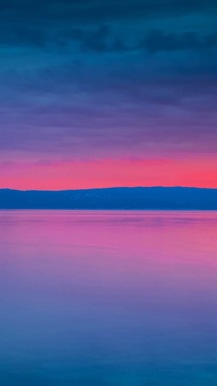 Pink sunset iPhone Wallpaper