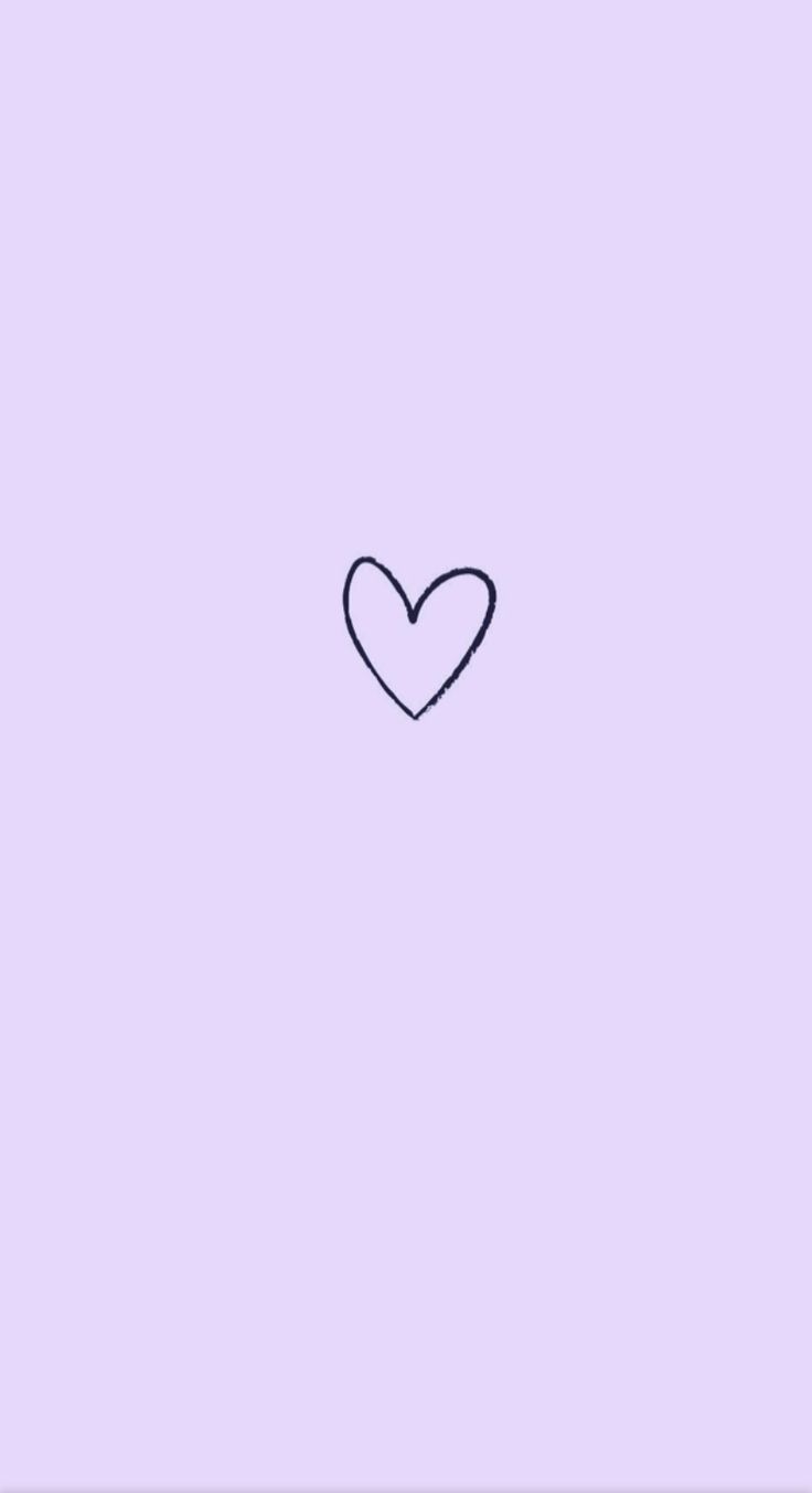 The lavender heart. Purple wallpaper