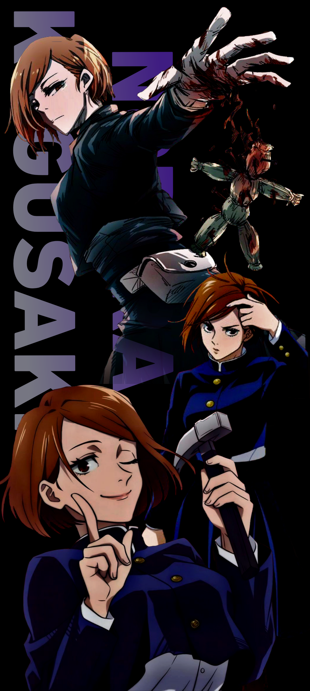 Nobara Kugisaki Phone Wallpaper