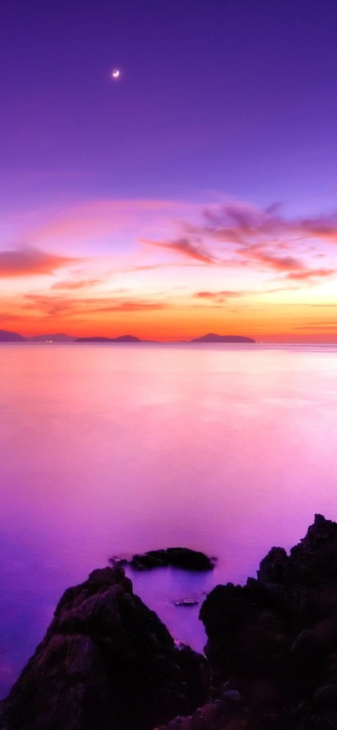 Pink Sunset iPhone XS, iPhone