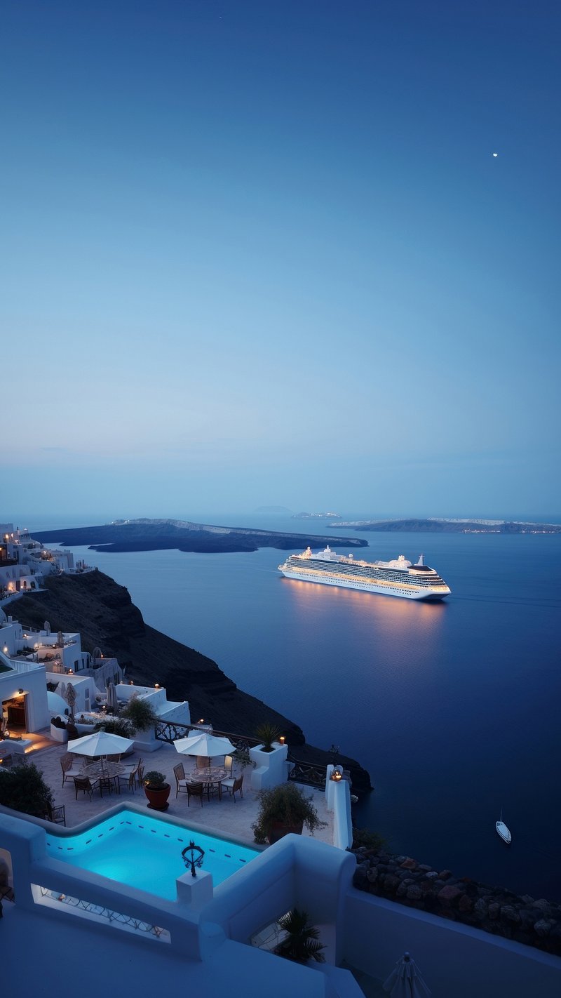 A Trip To Santorini Greece Image