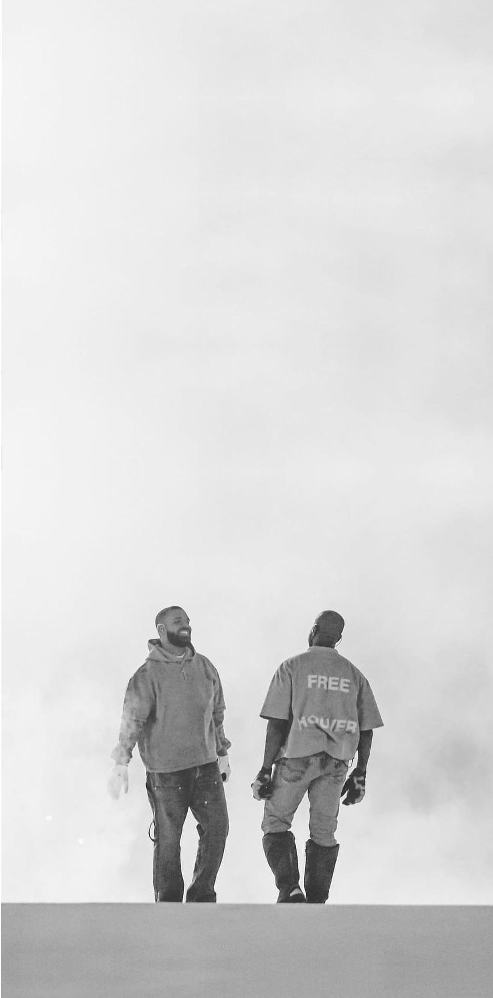 Kanye and Drake concert