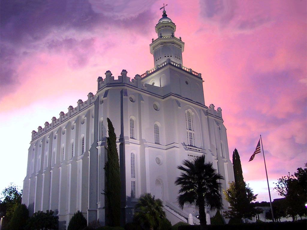 St. George Utah Temple Photograph