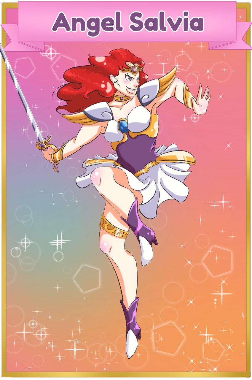 Angel Salvia and Wedding Peach