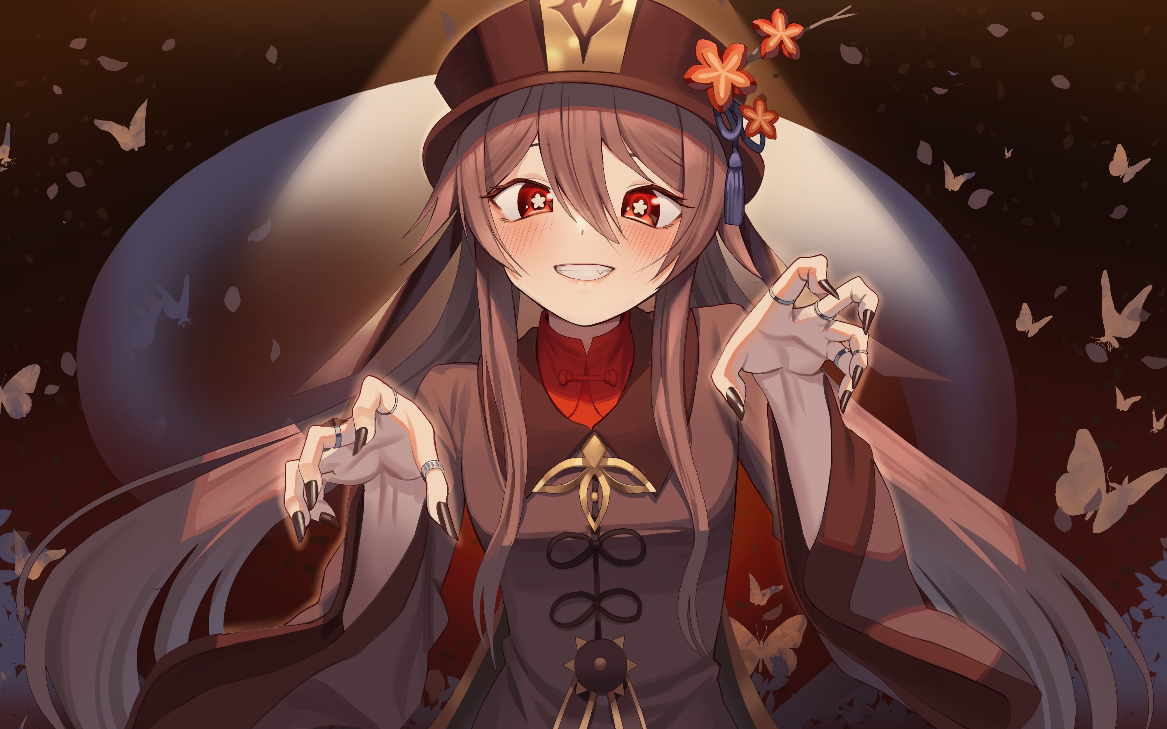 Download Hu Tao wallpaper for mobile