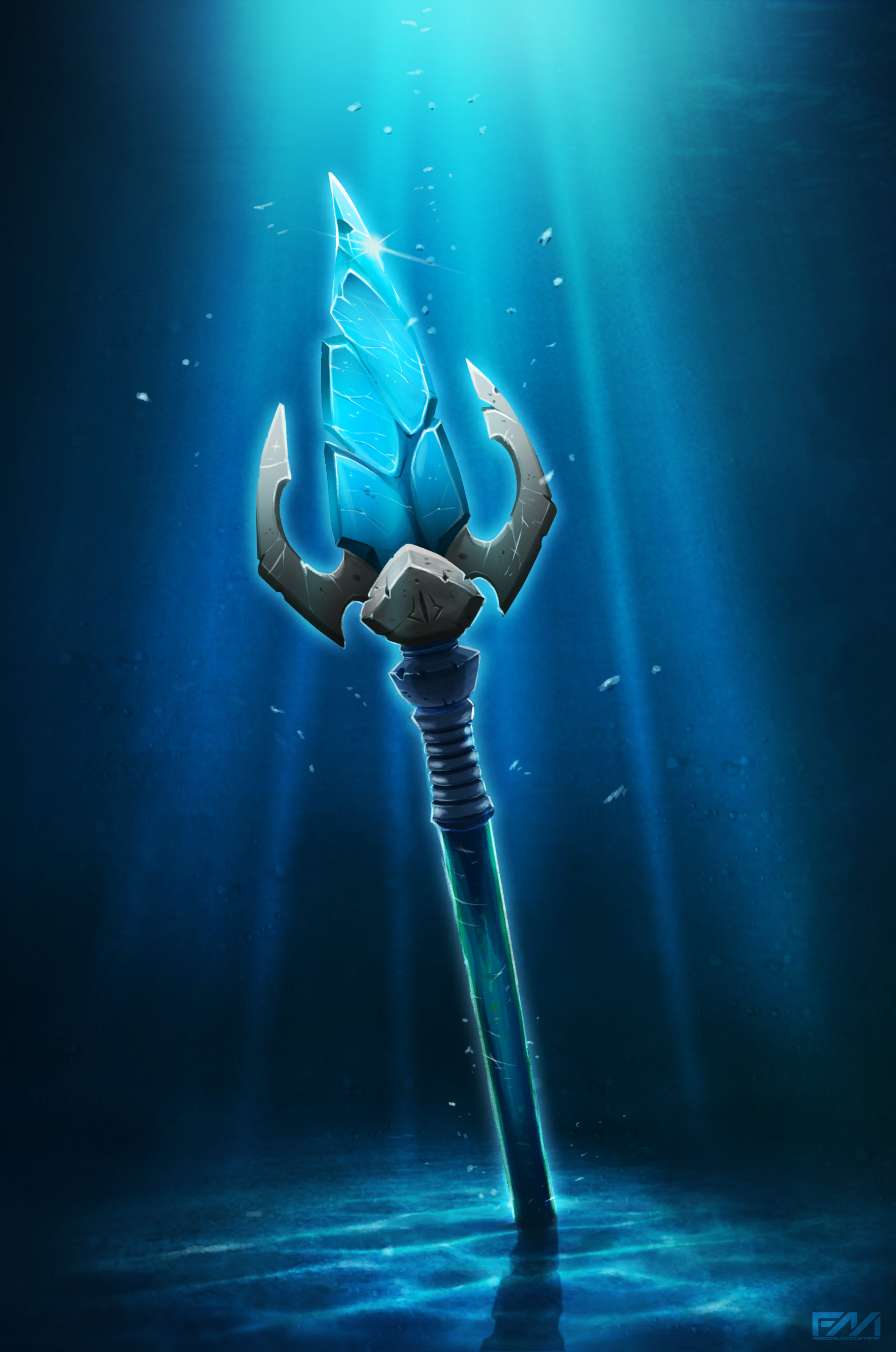 Poseidon's trident Concept