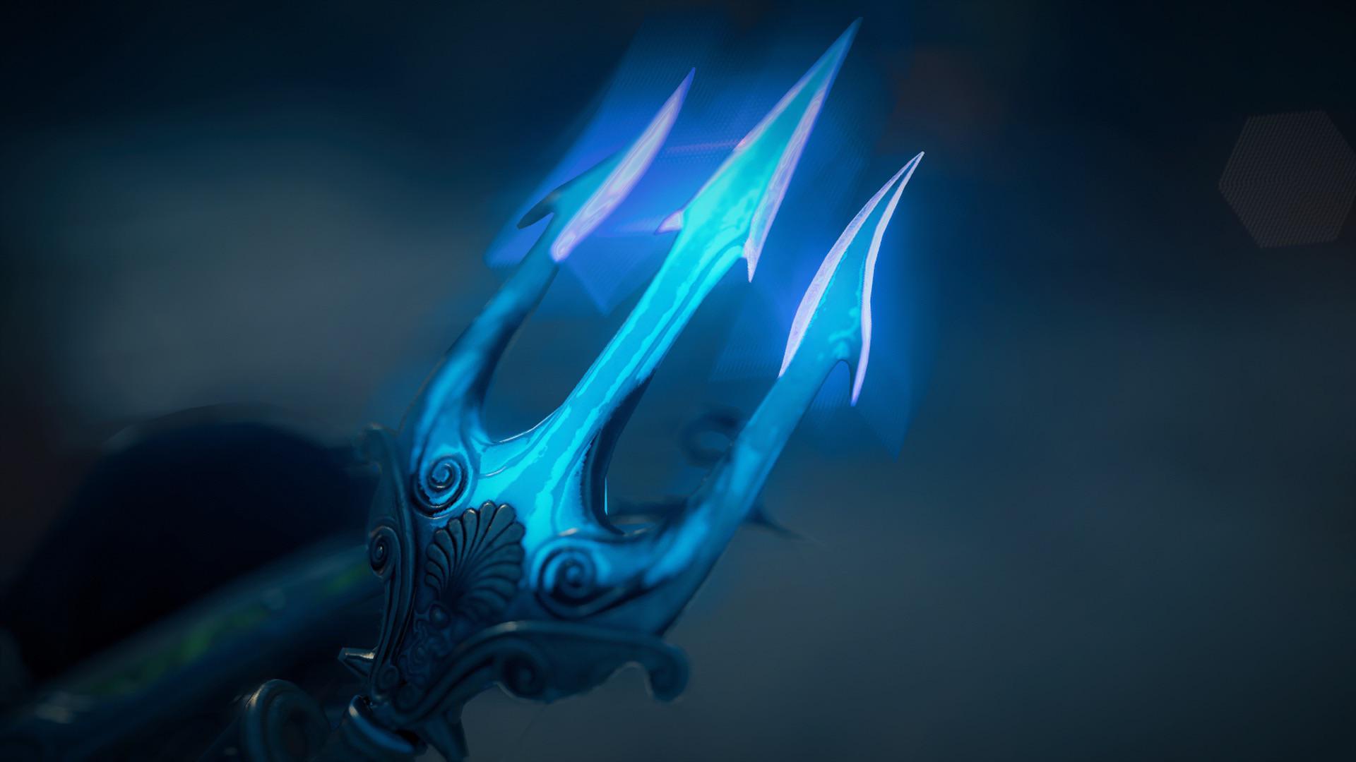 Poseidon's trident is awesome!, r