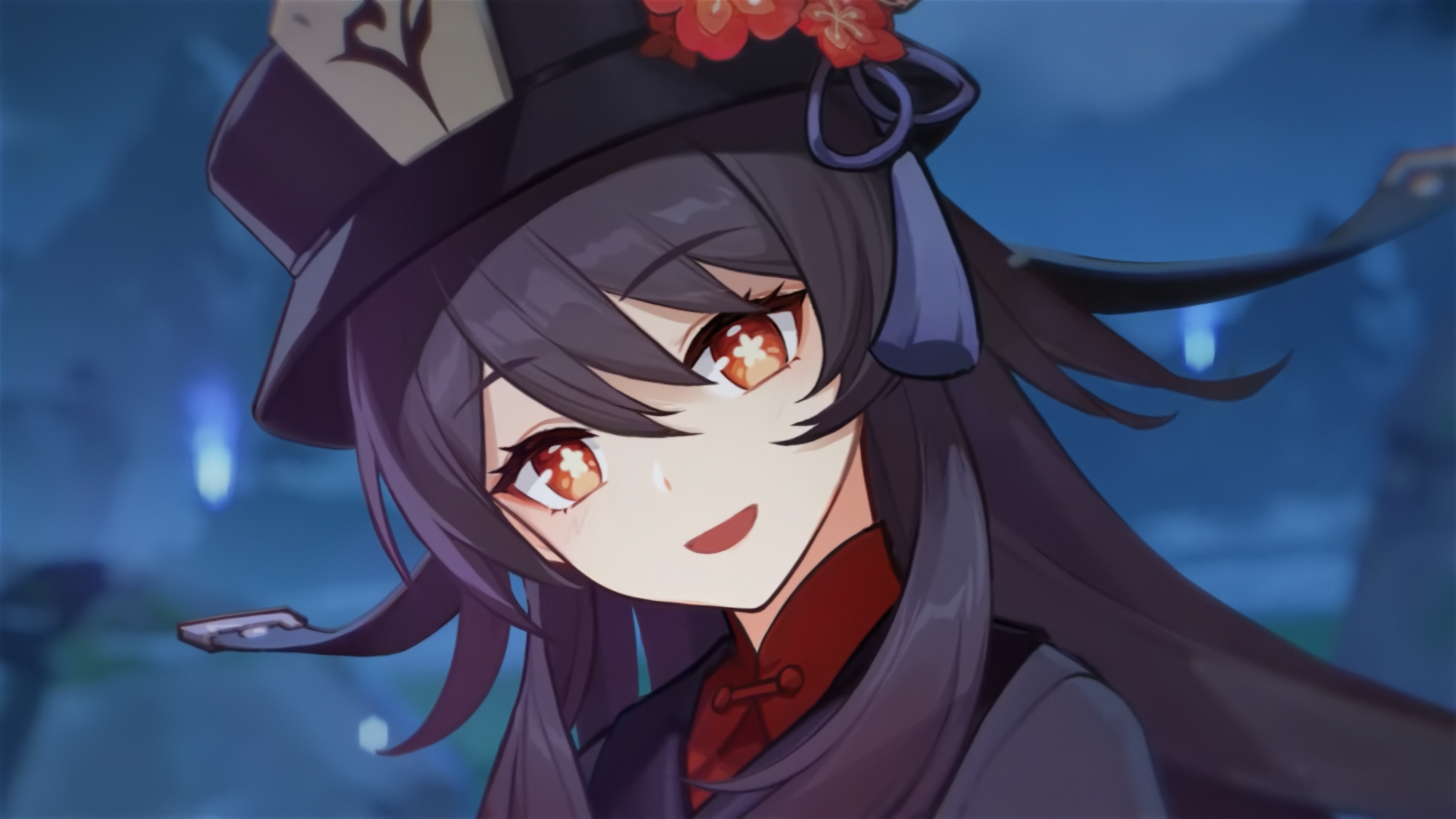 4K Hu Tao Wallpaper from her