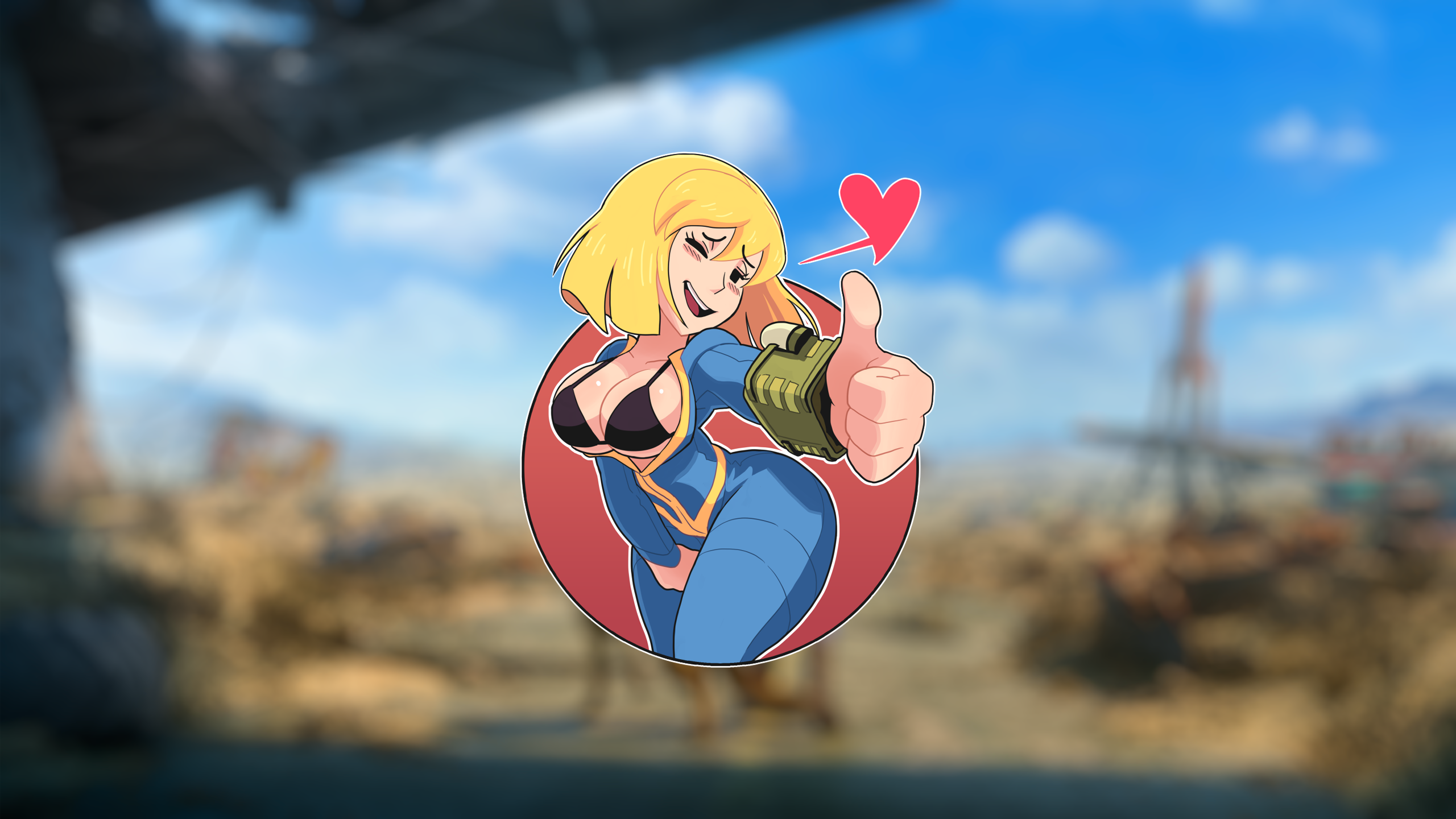 Fallout 4, Shadbase, cleavage, Fallout