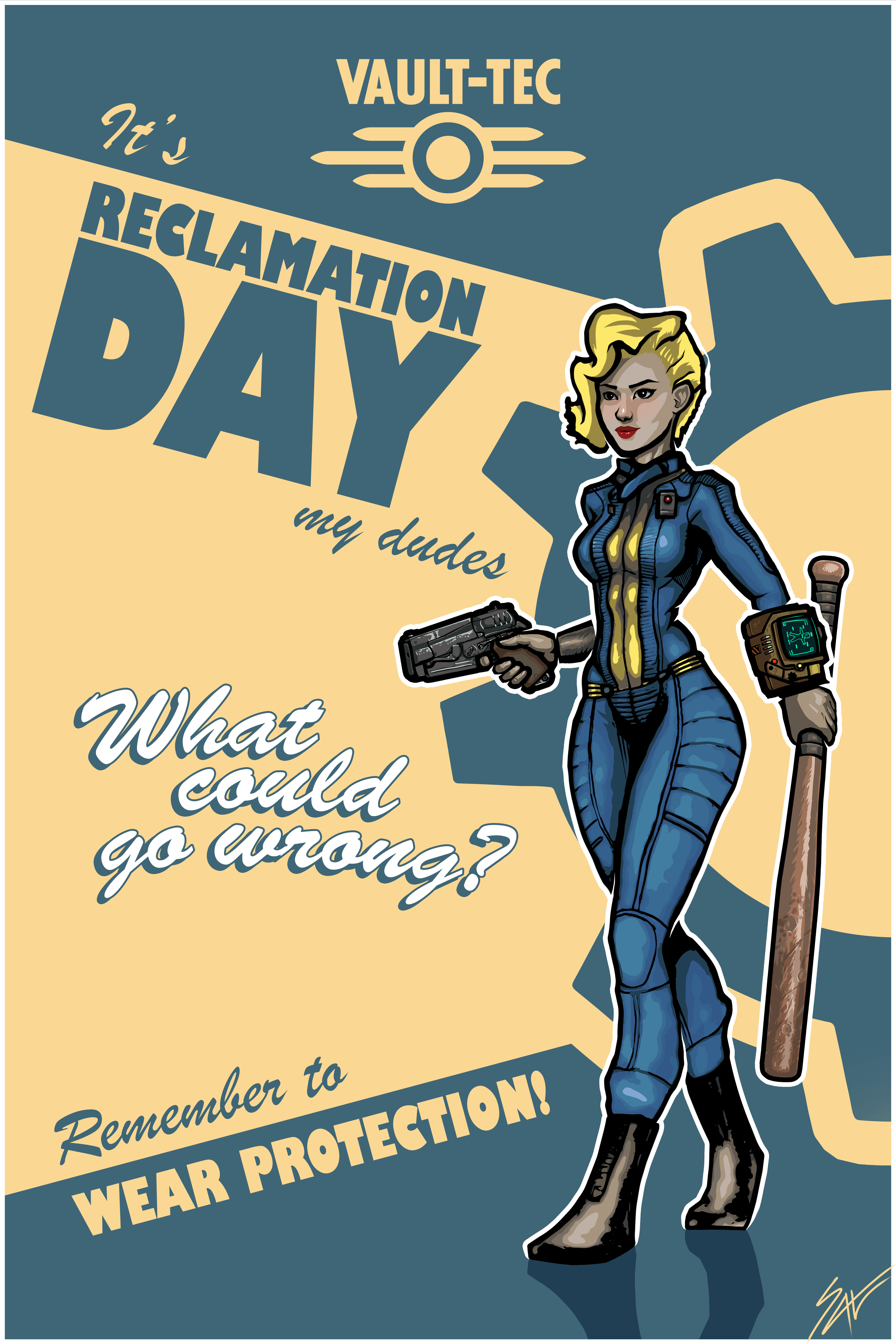 Reclamation Day Vault Girl