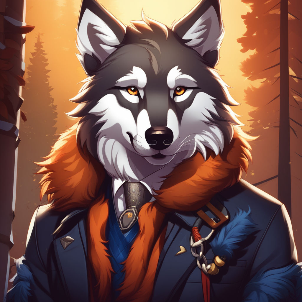 anthro wolf furry