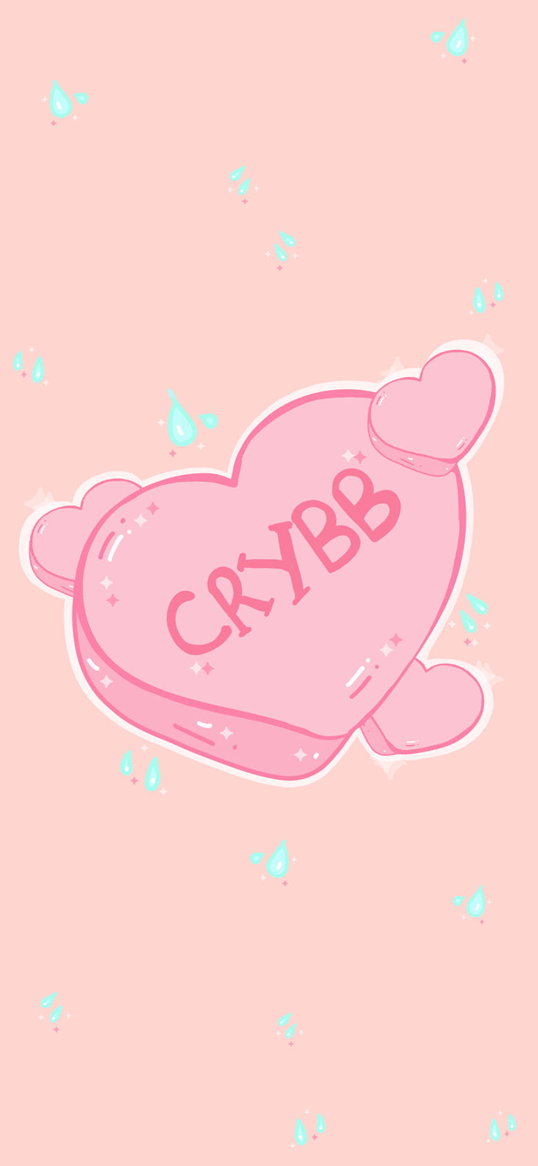 Crybaby Candy Hearts Wallpaper