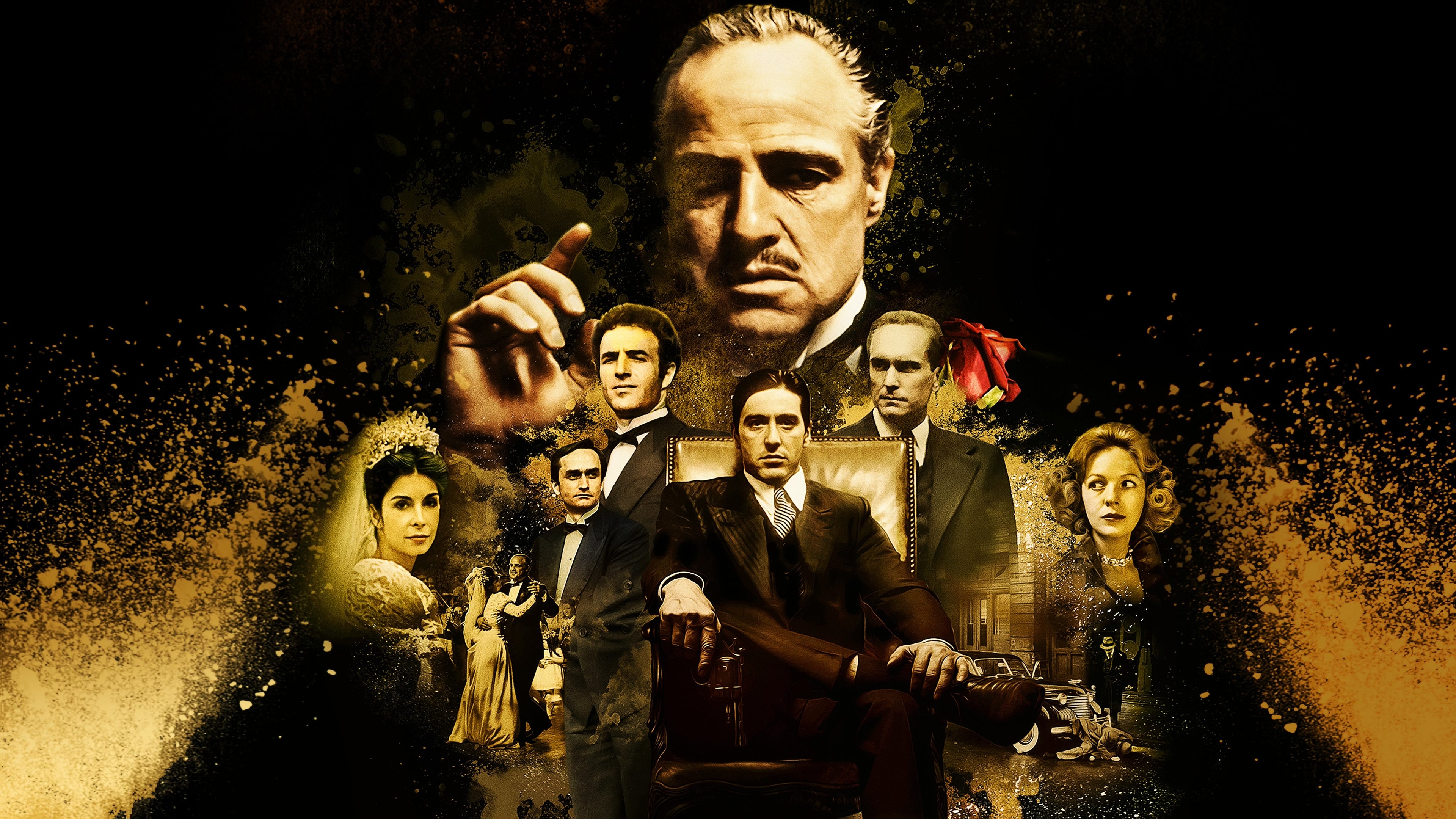 The Godfather Wallpaper 4K, Movie poster, Al Pacino