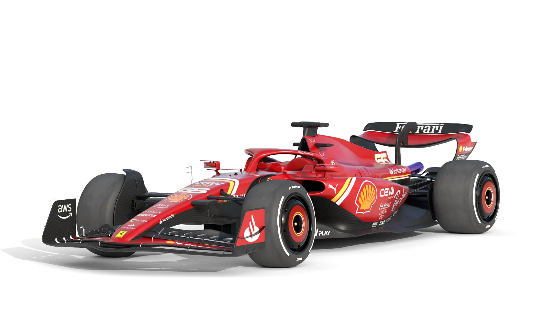 F1 Ferrari SF 24 2024 3D Model