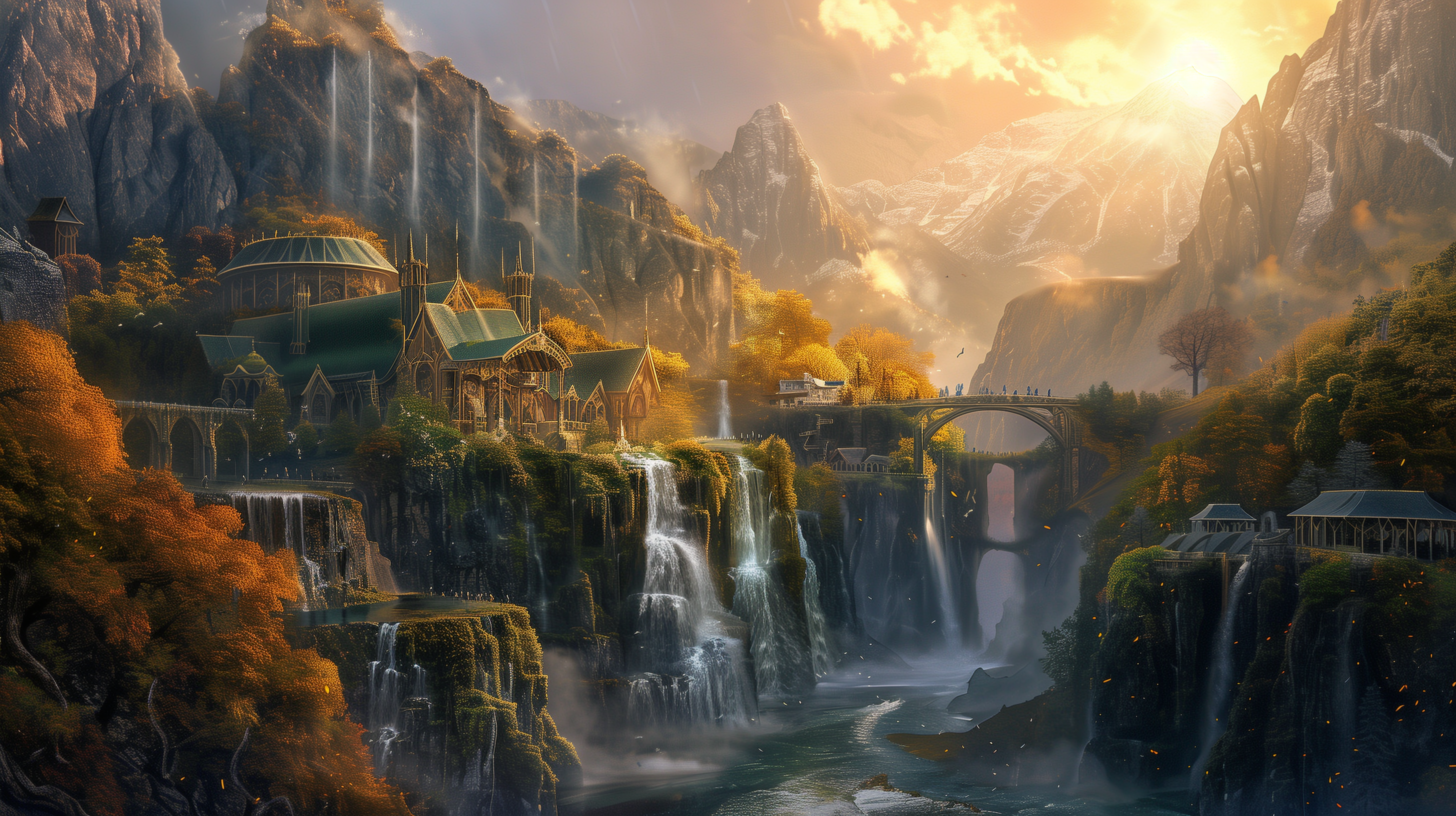 Rivendell HD Wallpaper from The Lord Of
