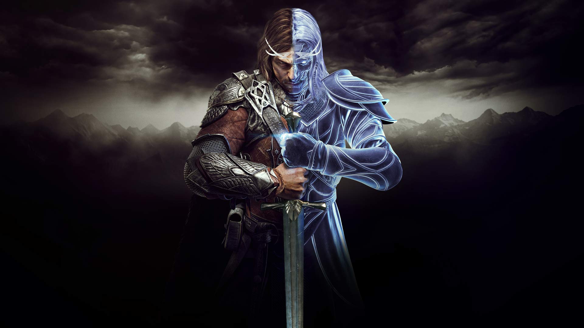 Wallpaper sword, ghost, weapon, man