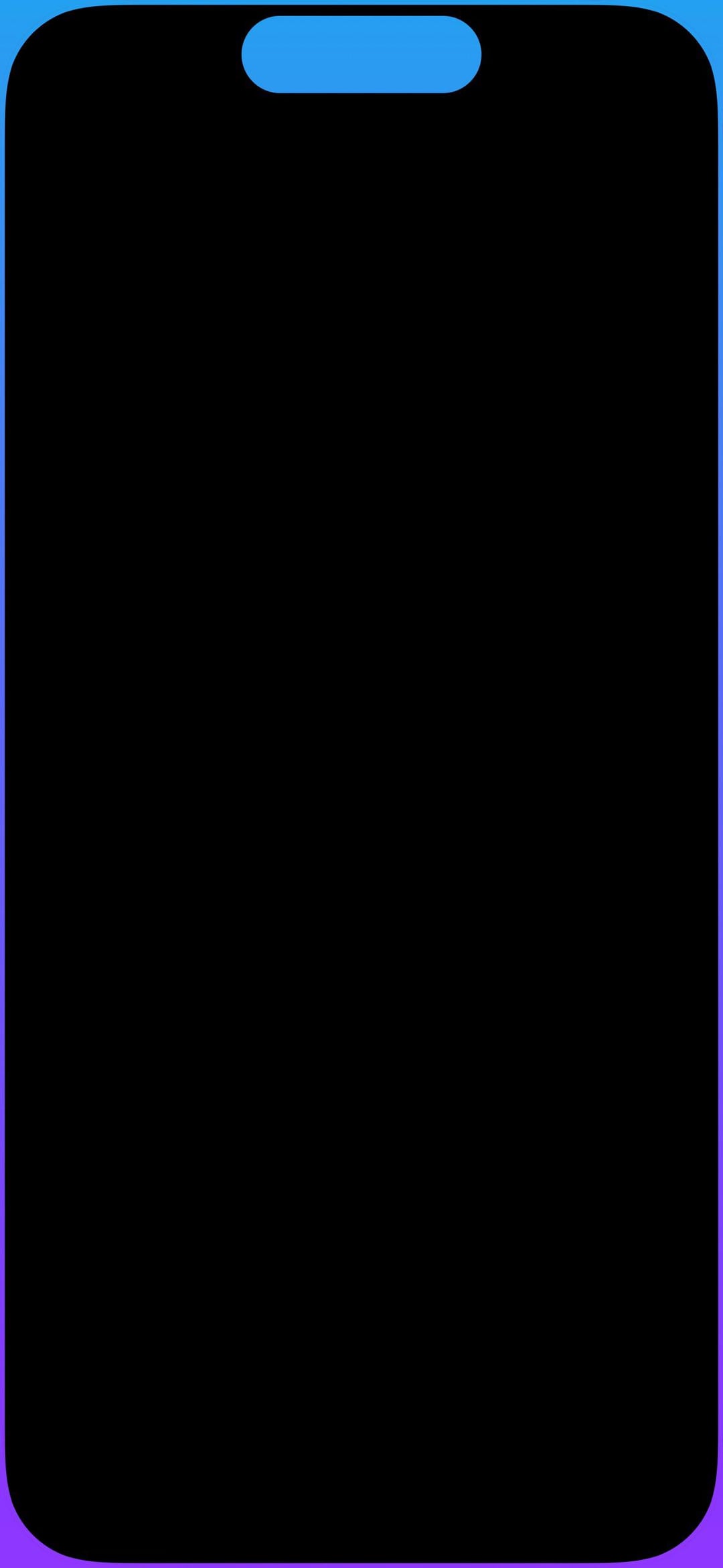 Made border wallpaper for the iPhone 14