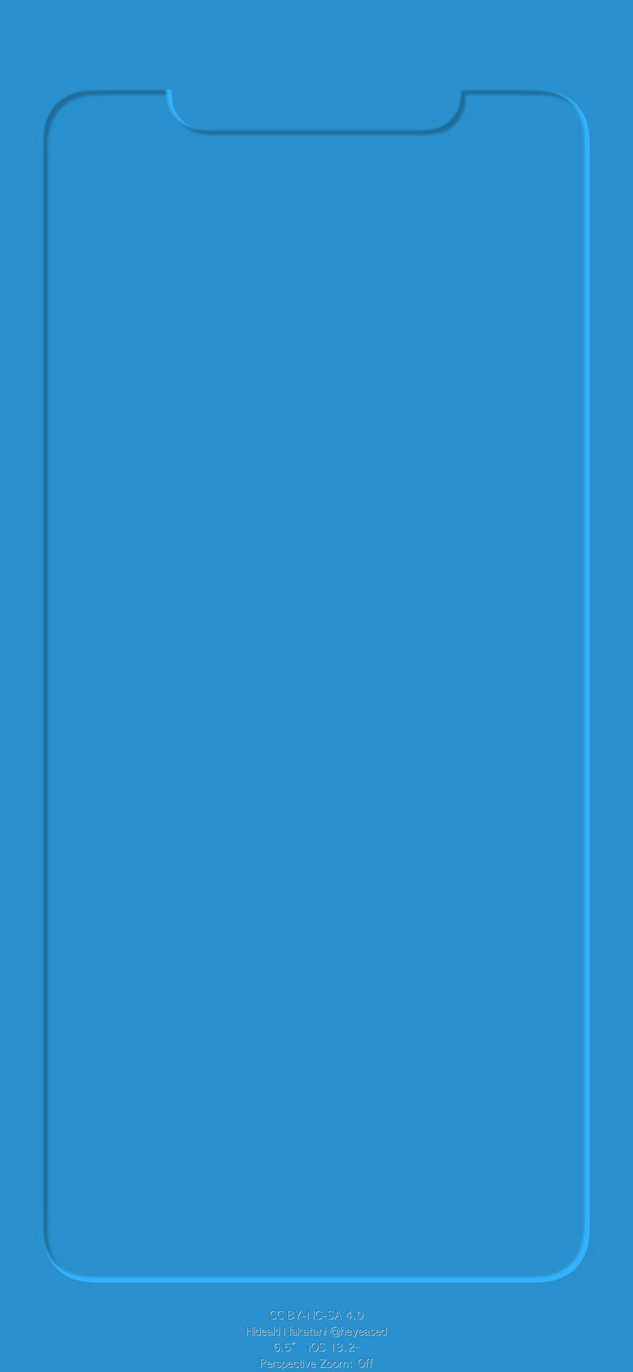 Download Outline 3D Blue Display iPhone