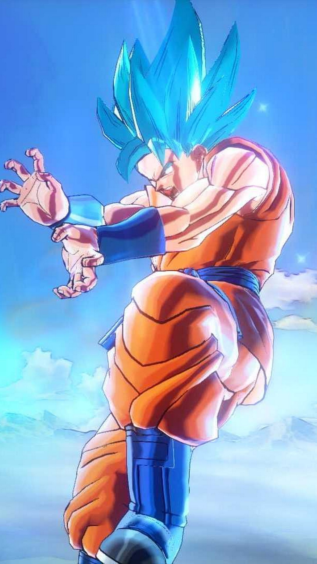Goku SSJ Blue iPhone Wallpaper HD Lock