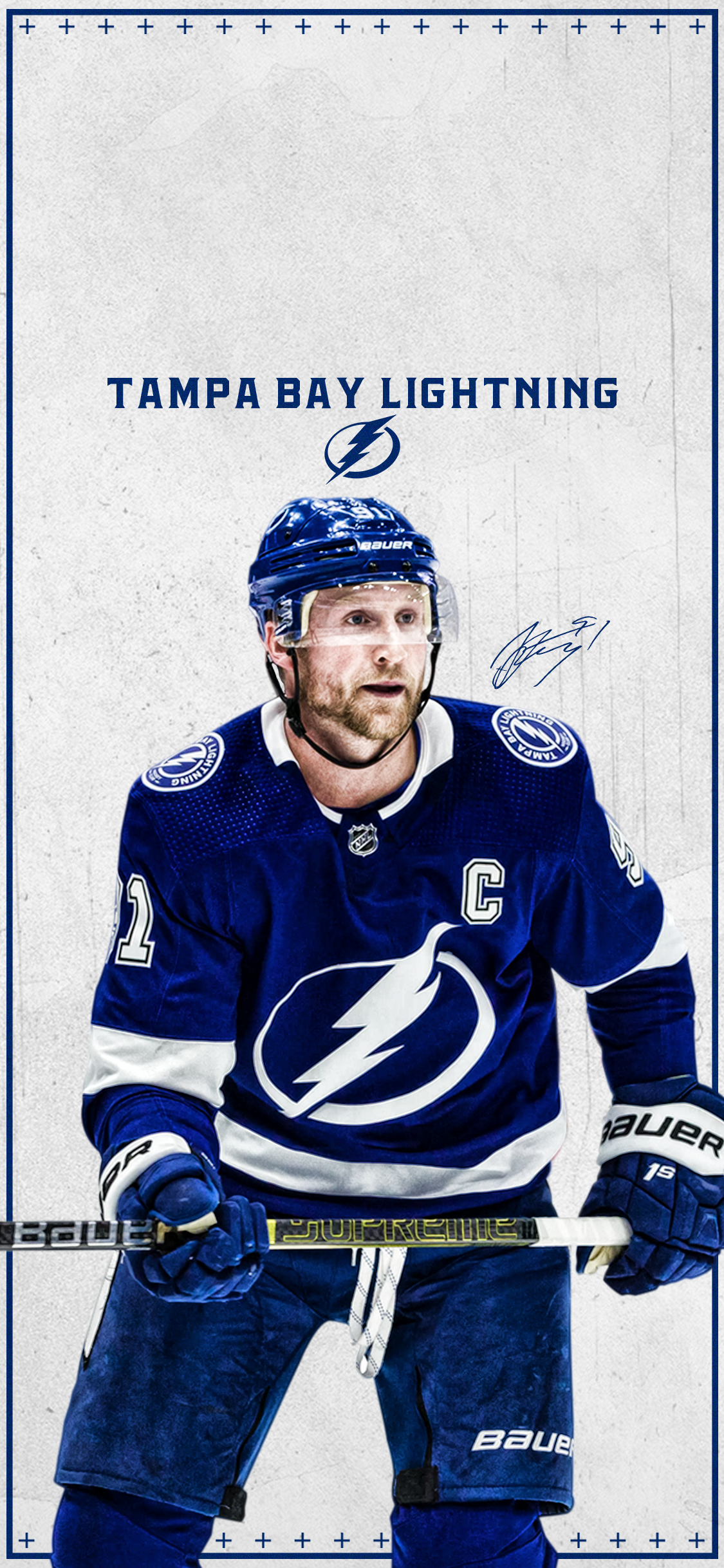 Hockey Player Phone Wallpaper