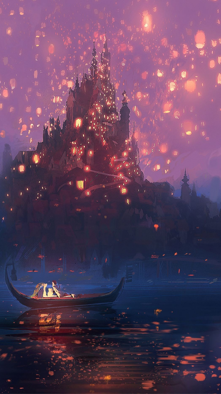wallpaper 750x1334 tangled, movie