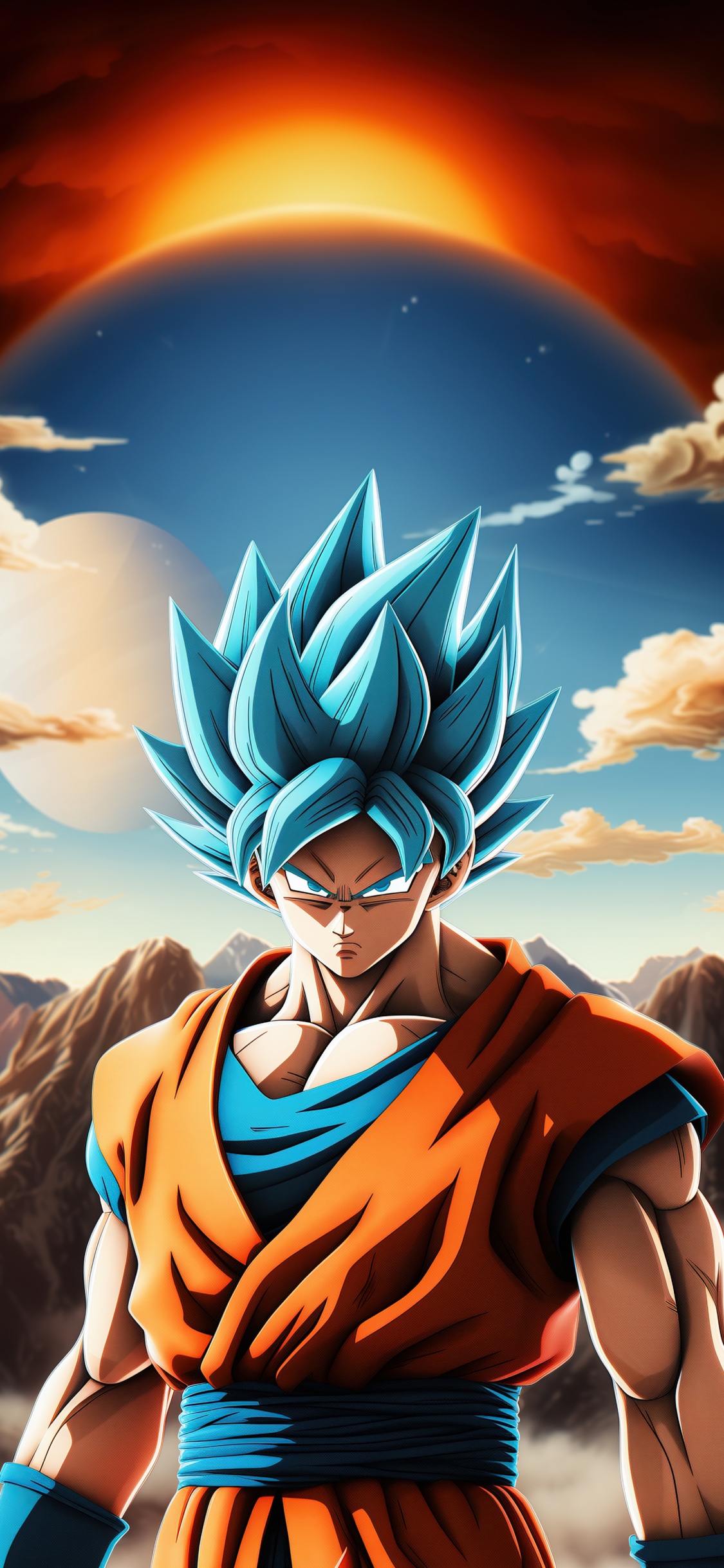 Goku SSJ Blue Dragon Ball 4K Wallpaper