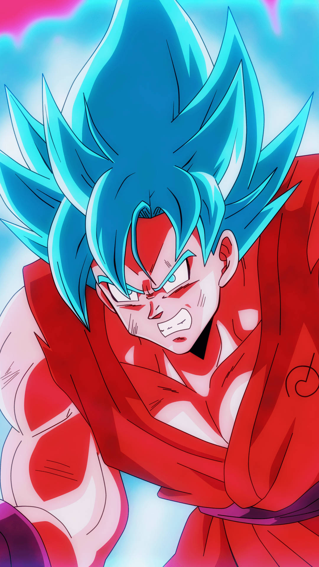Download Angry Blue Hair Saiyan Son