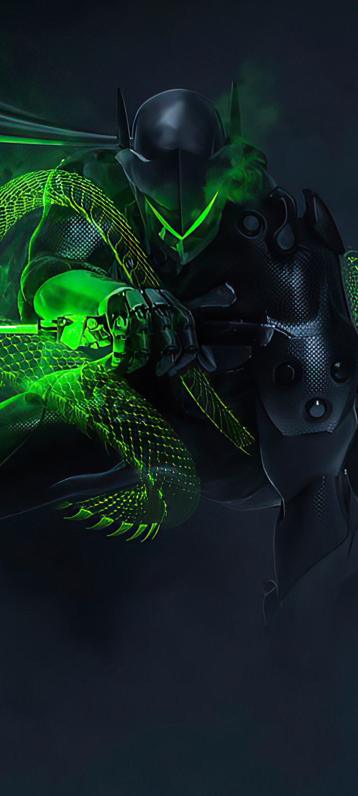 Genji (Overwatch) Phone Wallpaper