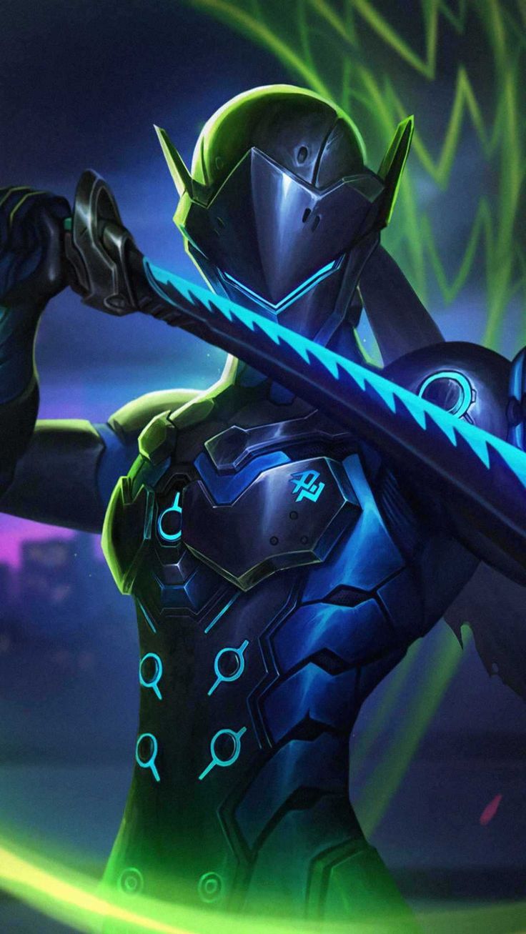 Overwatch wallpaper, Genji wallpaper