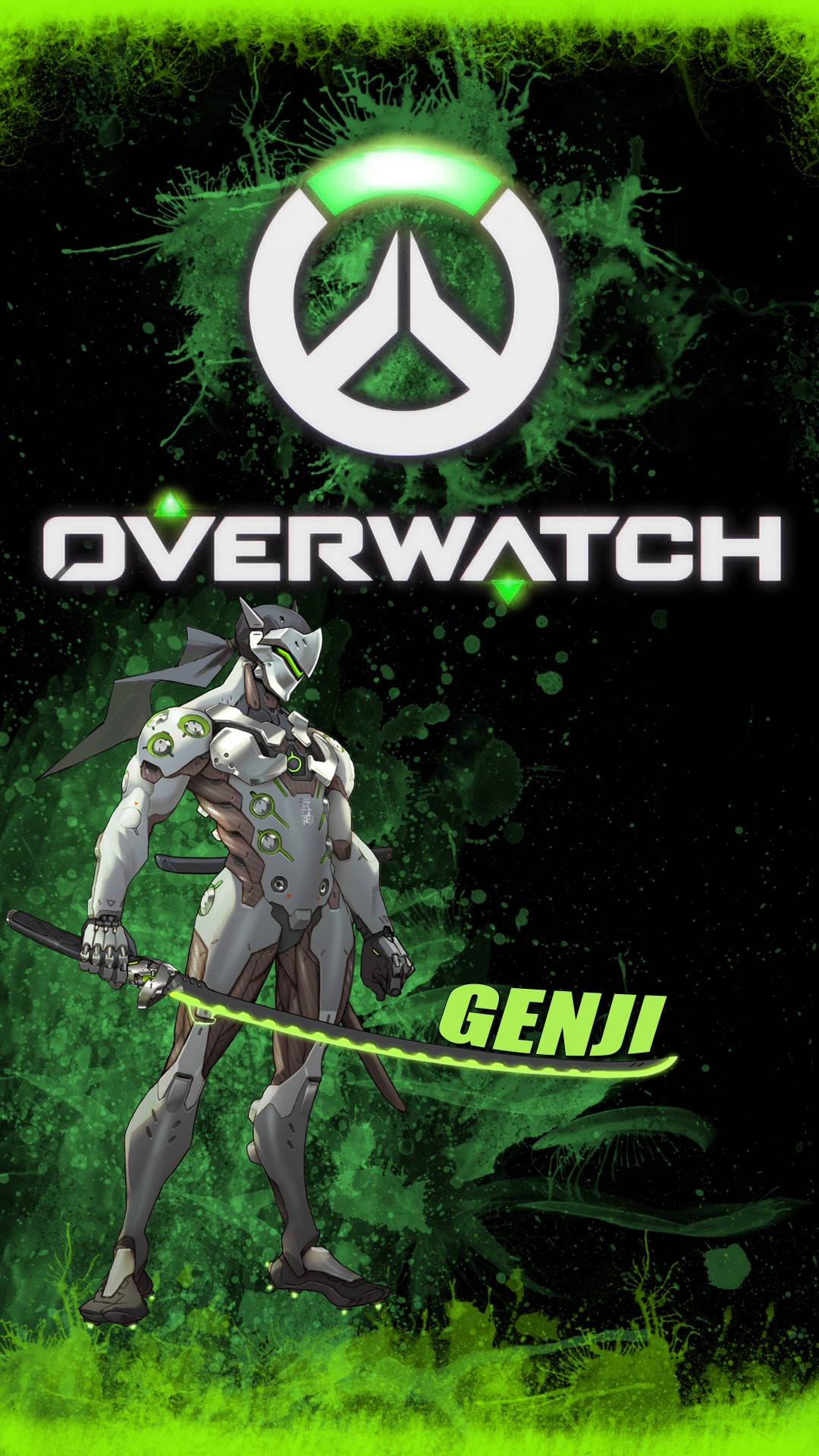 Download Dark Overwatch Logo Genji