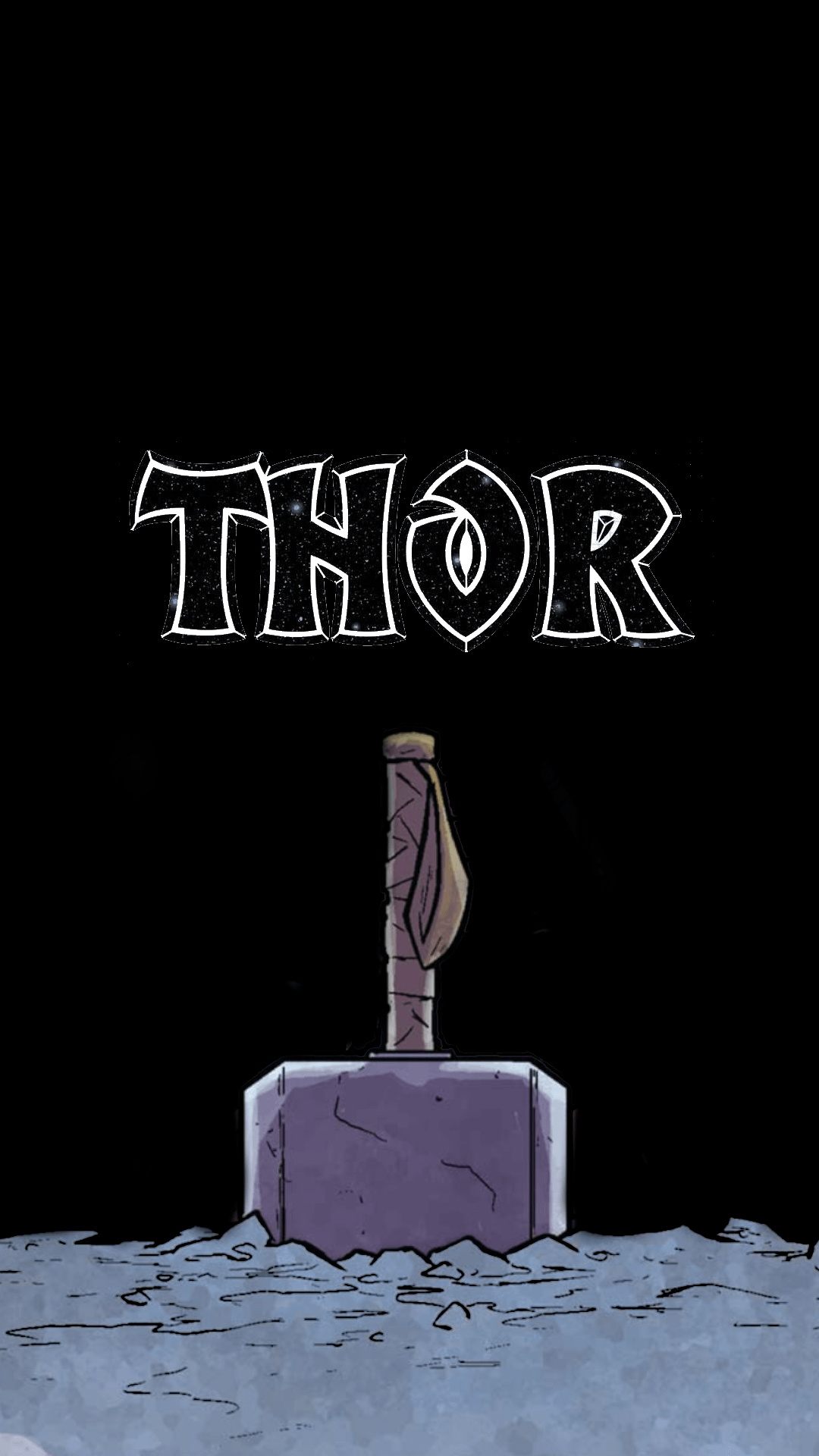 I made a Thor phone wallpaper!