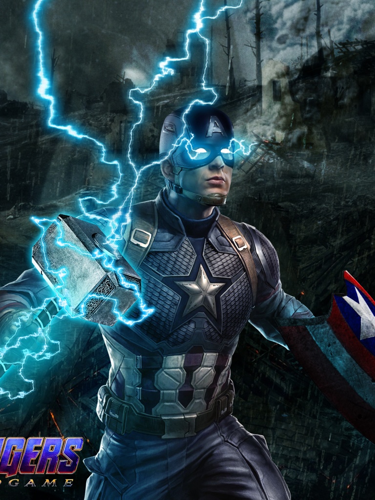 Captain America Wallpaper 4K, Avengers