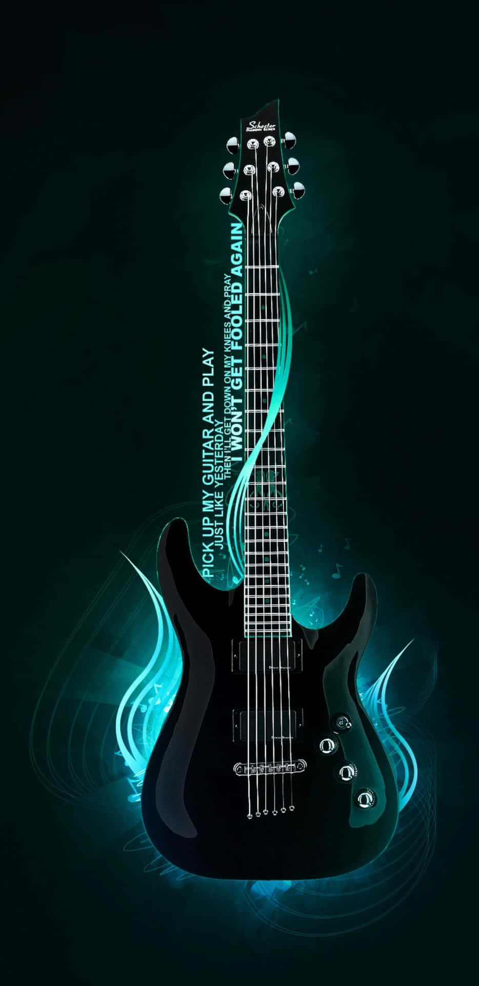 Download Bass Guitar Blue Swivel Motion