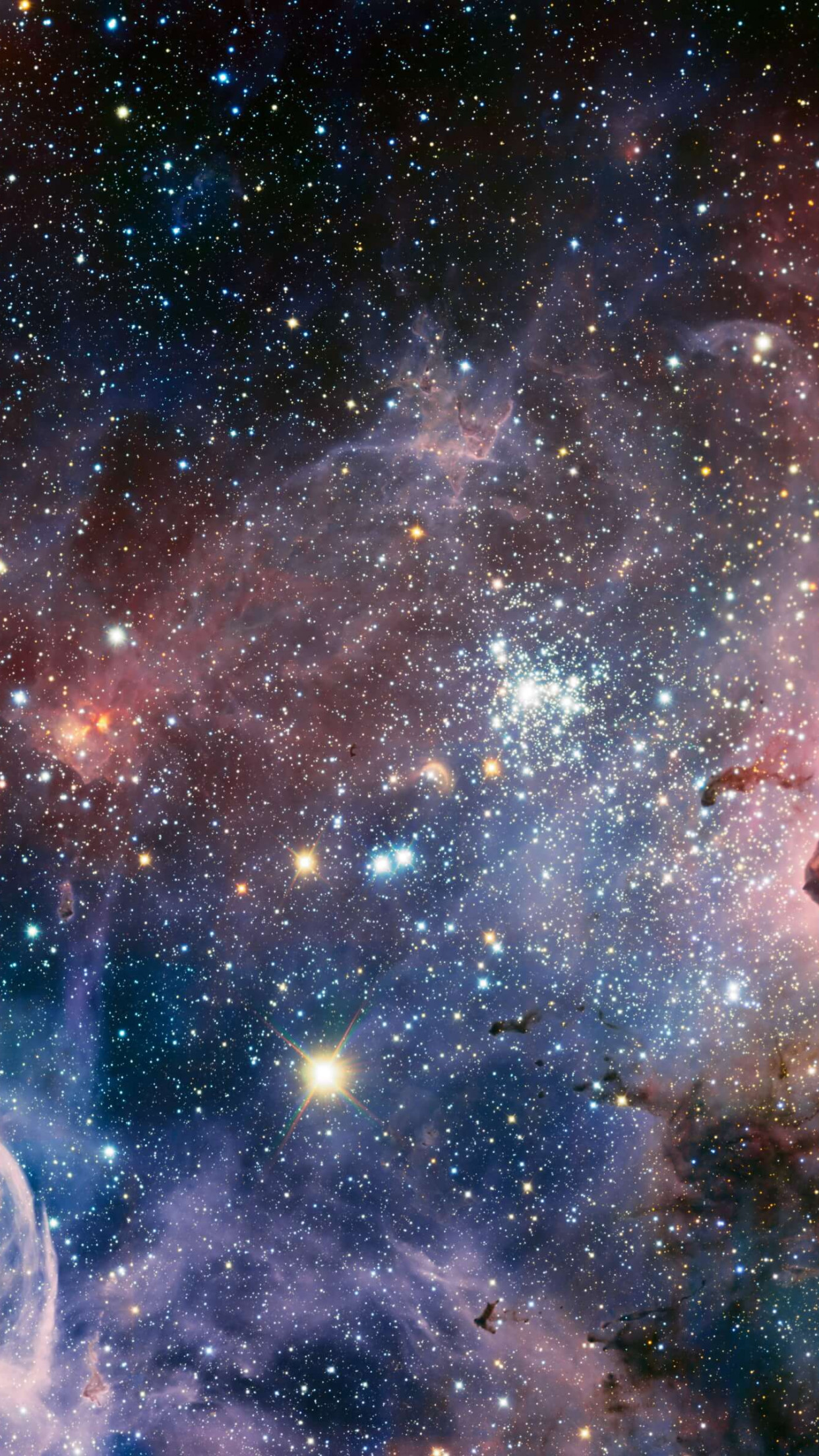 Download wallpaper: Carina Nebula 1242x2208