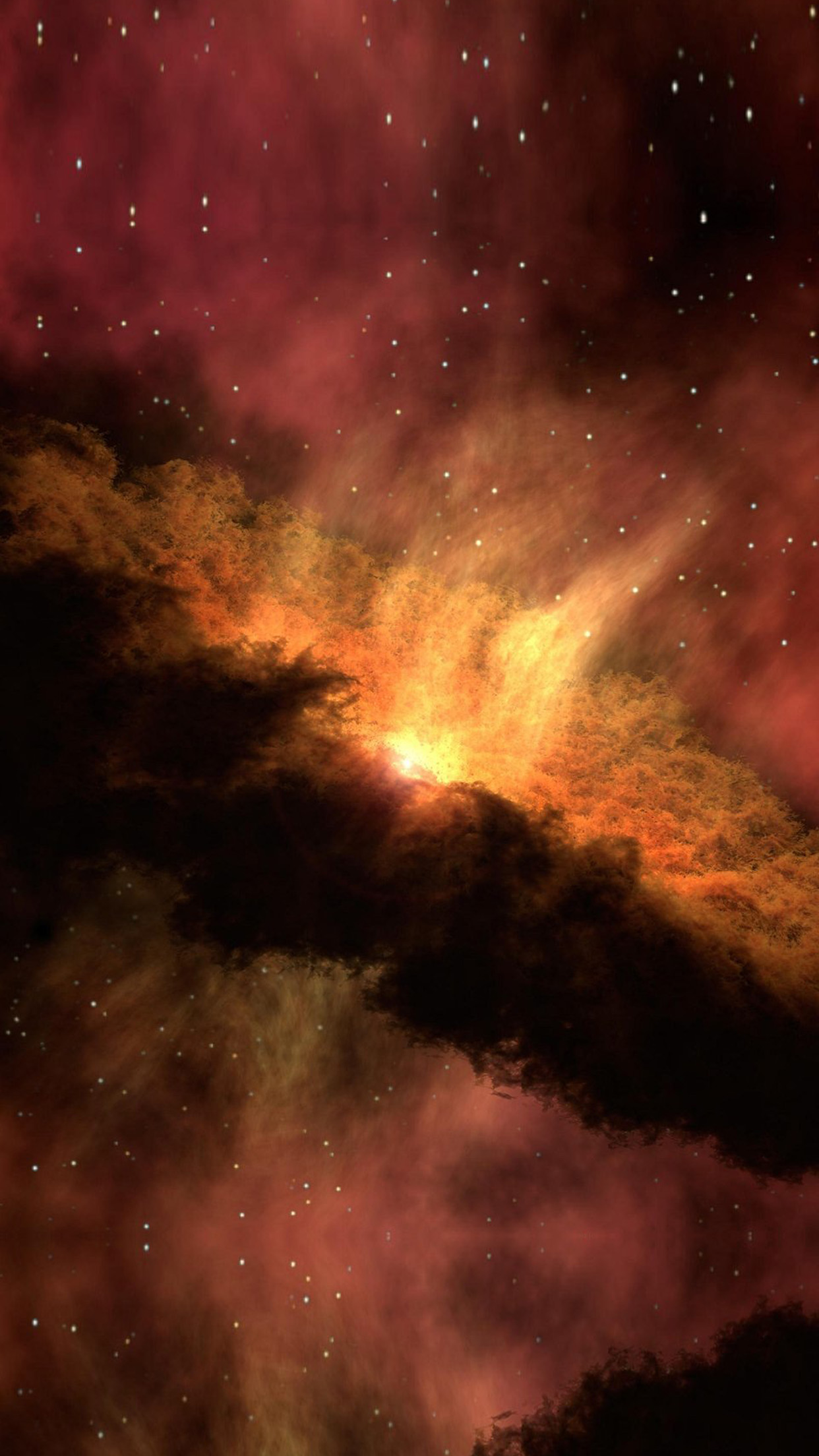 Space Red Nebula Star Awesome