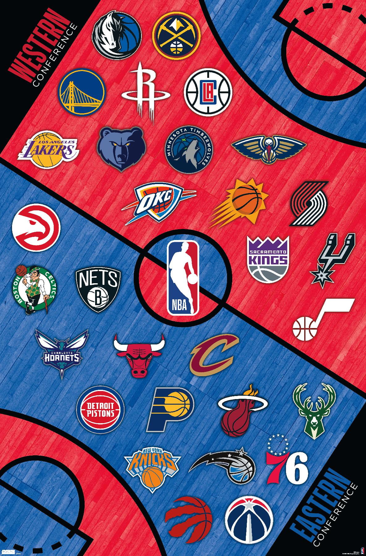 NBA League 22 Wall Poster, 22