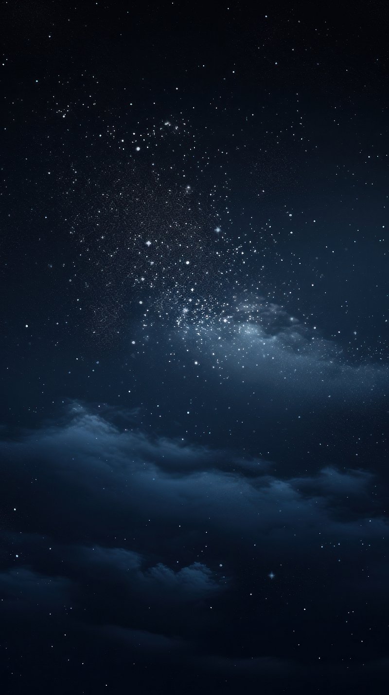 Dark night sky iPhone wallpaper