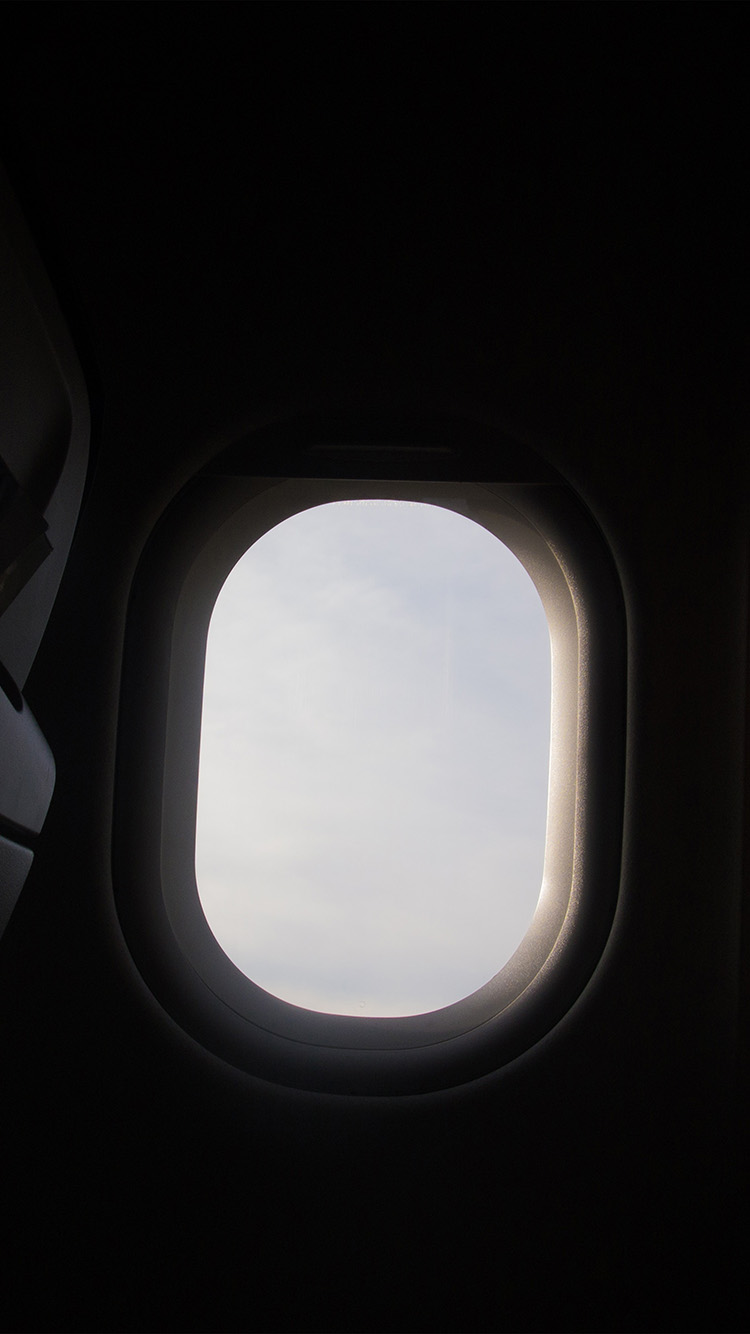 wallpaper. fly plane dark nature