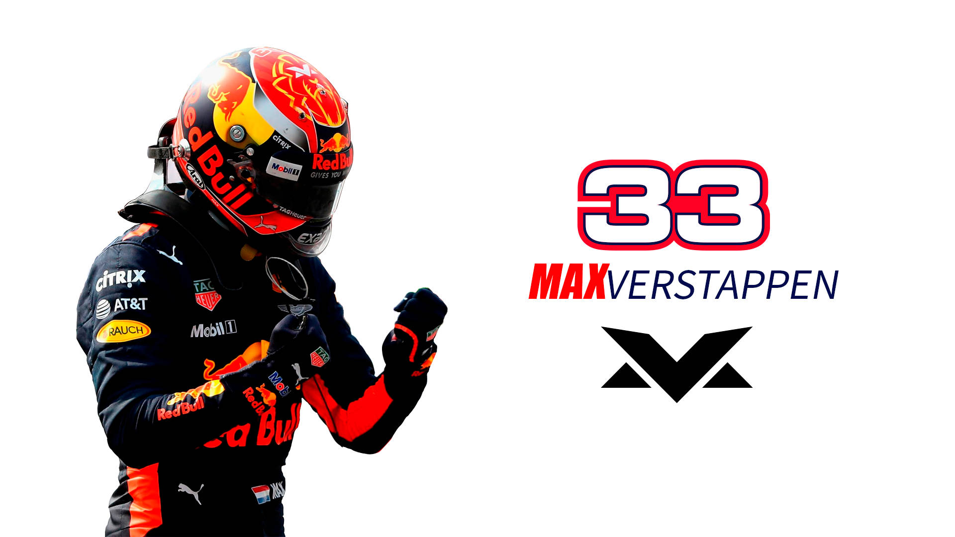 Download Max Verstappen Racing Number