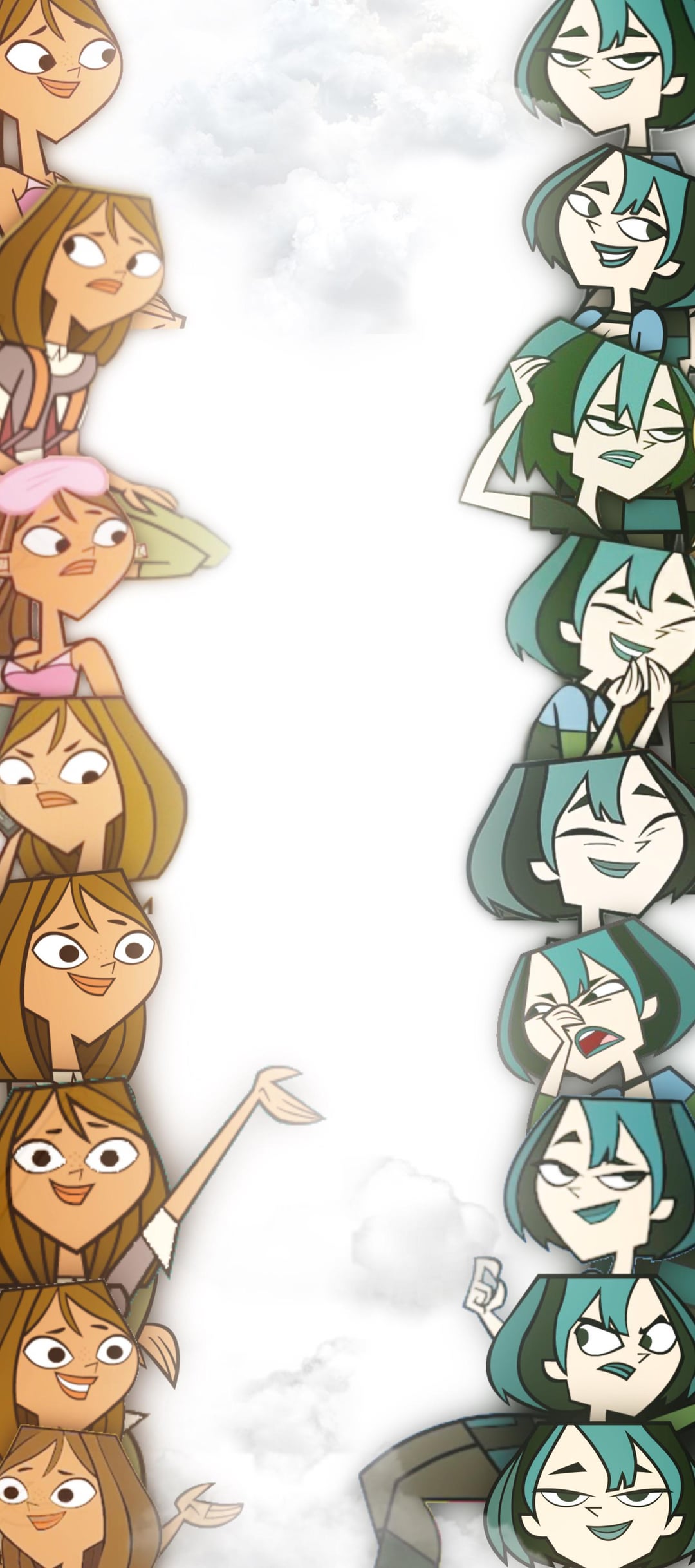 Courtney and Gwen Wallpaper