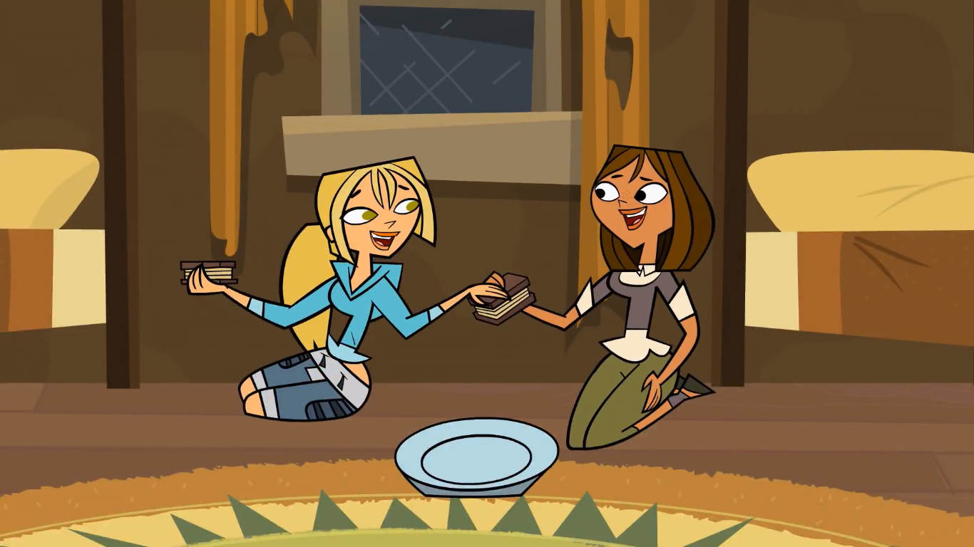 Bridgette and Courtney. Total Drama
