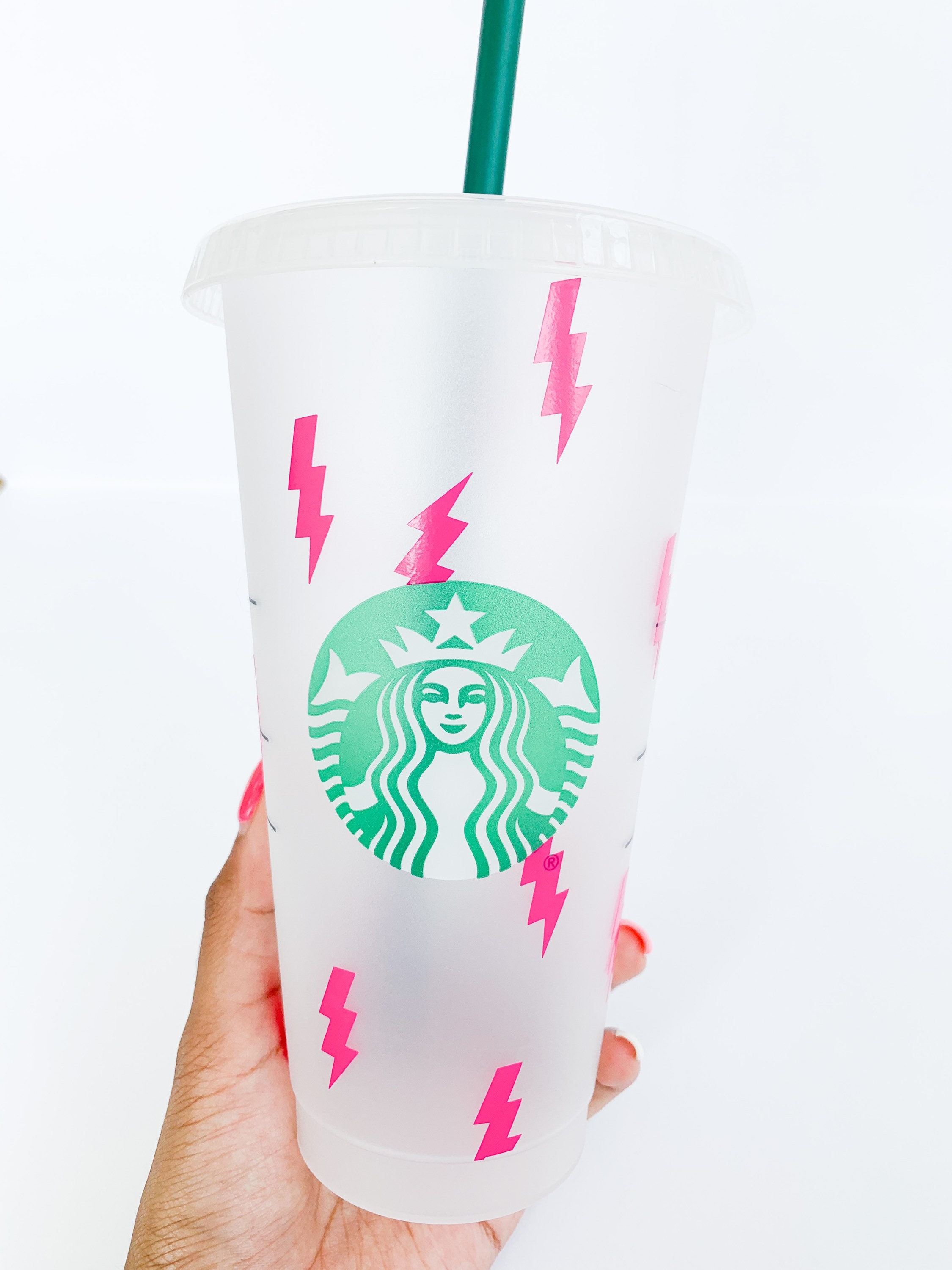Lightning Bolt Starbucks Cup Preppy