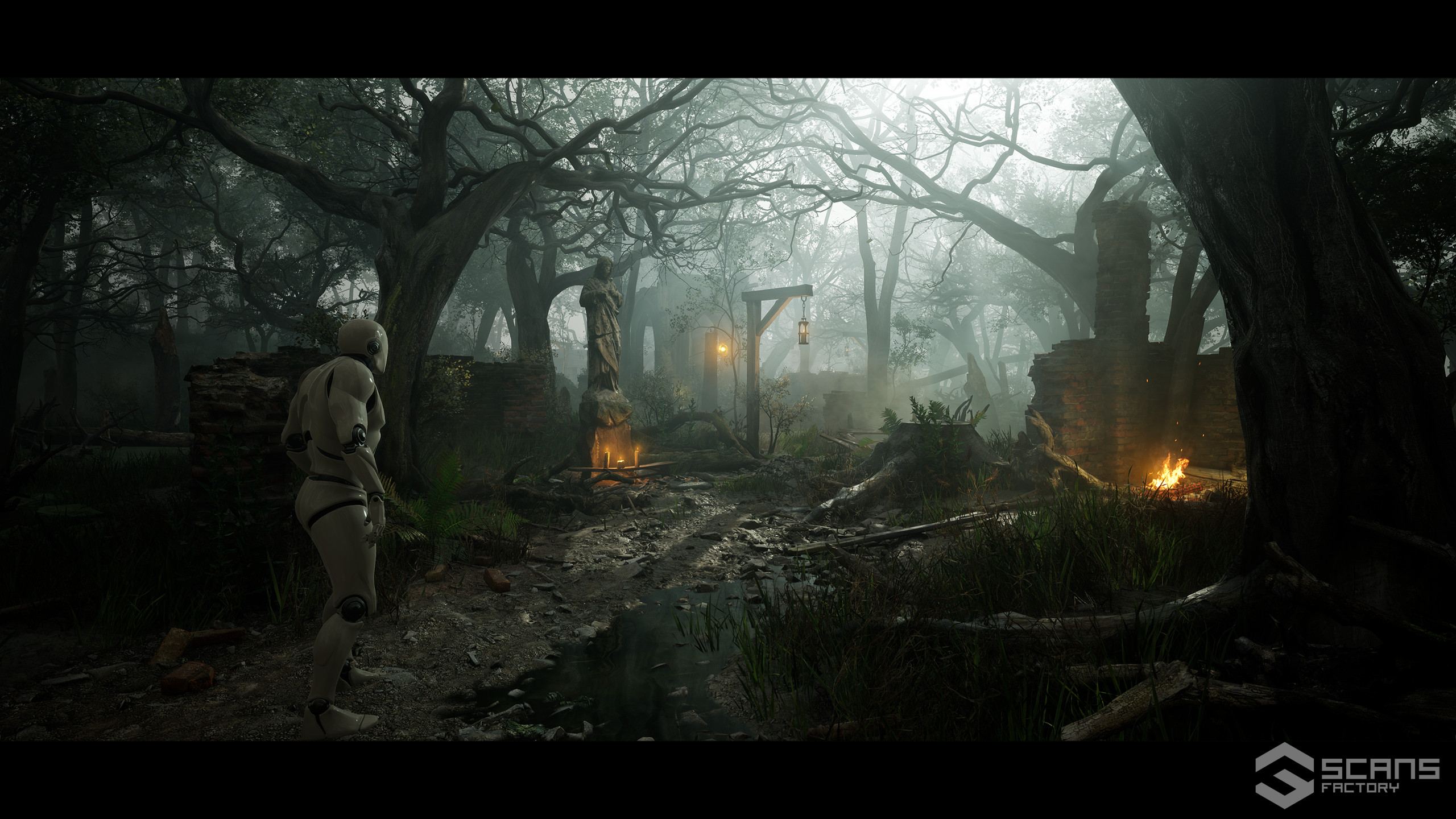 Scans Factory Fantasy Ruins Forest Environment