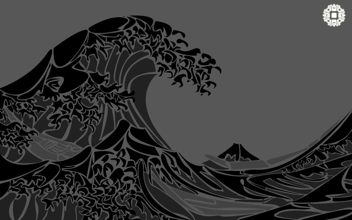 Hokusai Wave Vector. Waves wallpaper