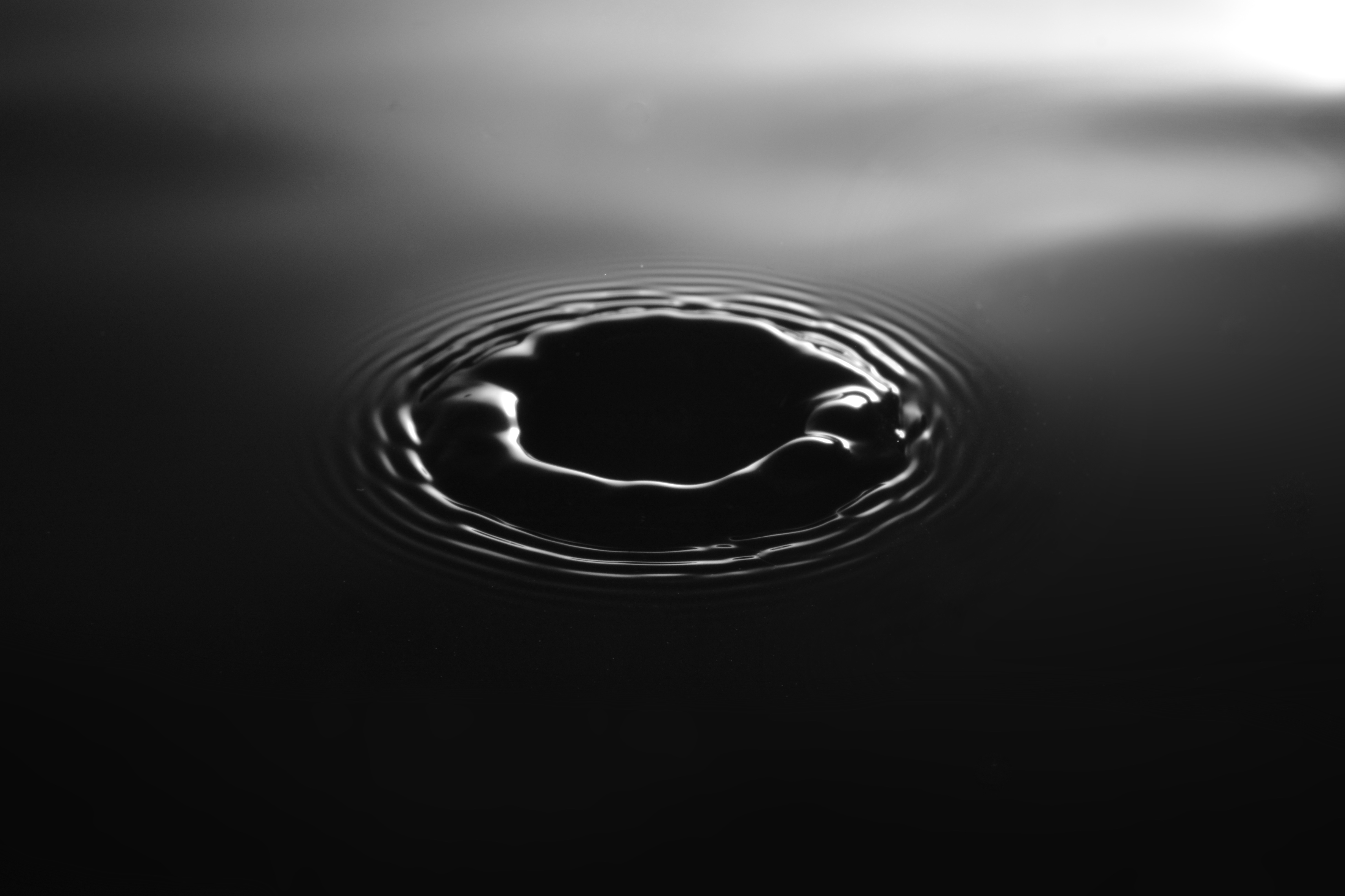 water drop, wave, circle