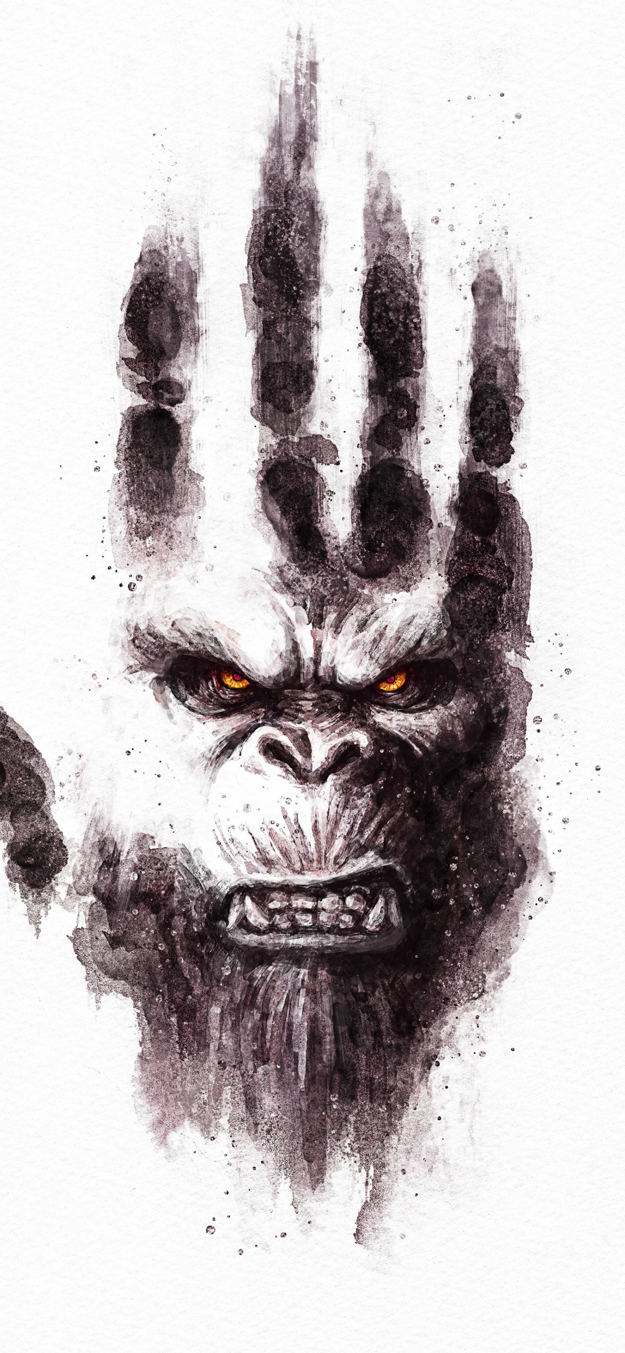 Kong Wallpaper 4K, Godzilla x, The New