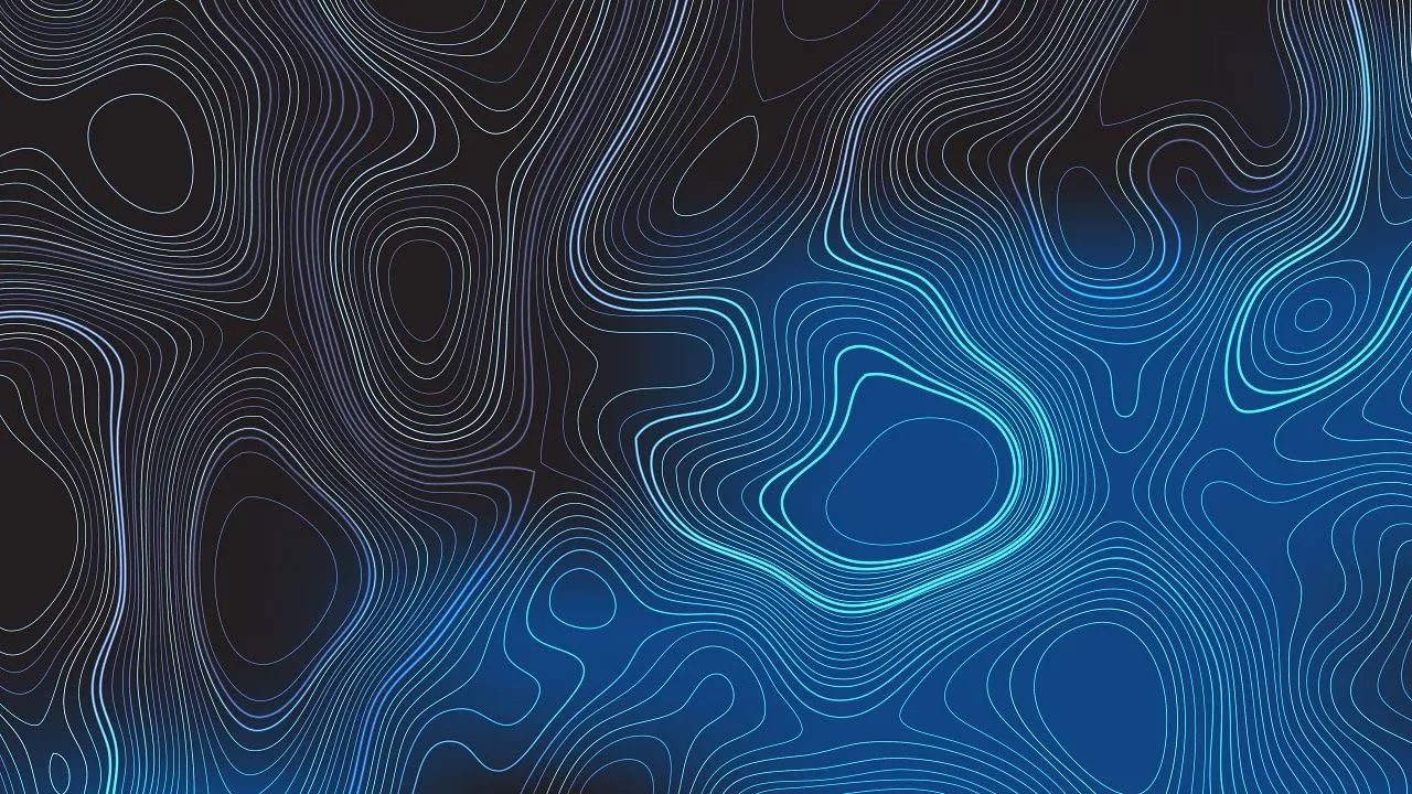 Topographic Lines 4K Wallpaper